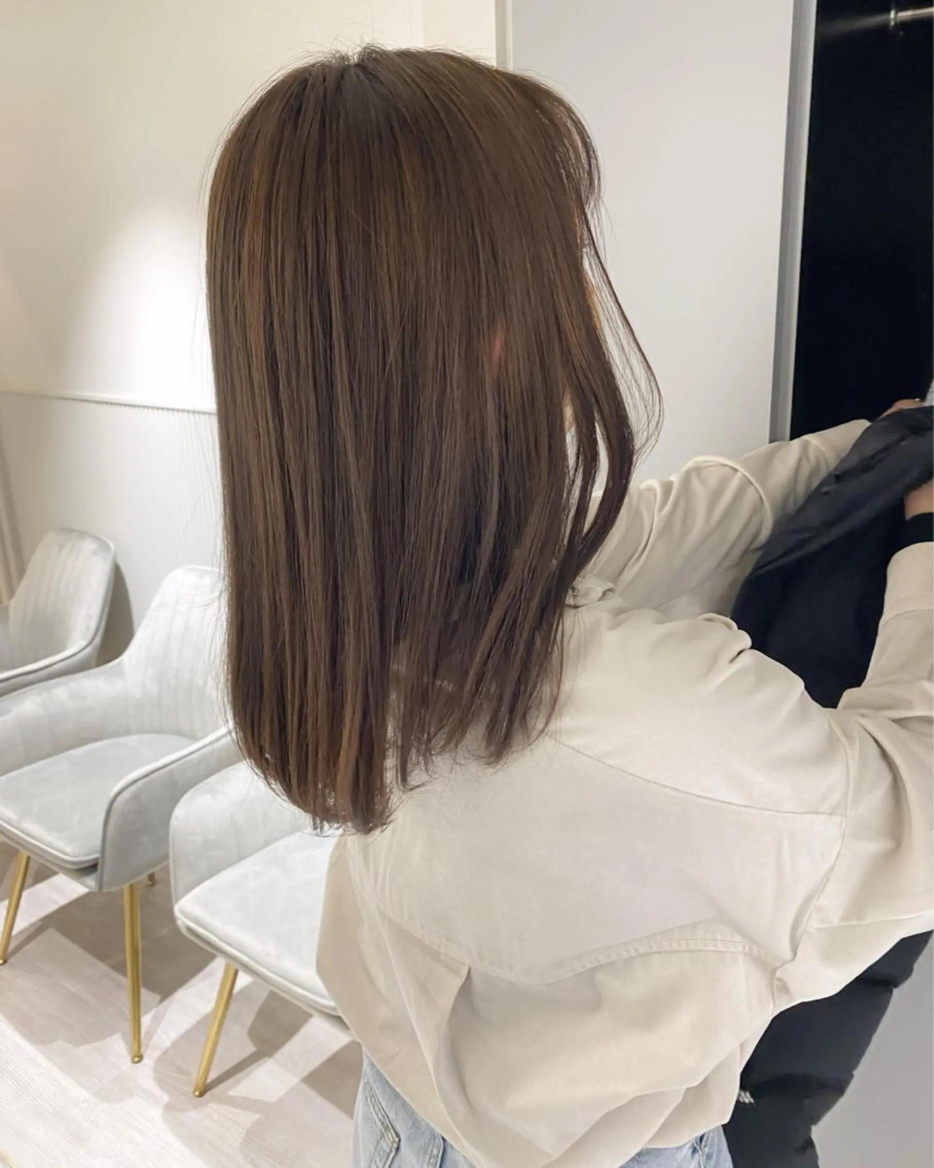 ミディアム カラー ヘアカラー トリートメント LOVESTOIKE 堂本のヘアスタイル