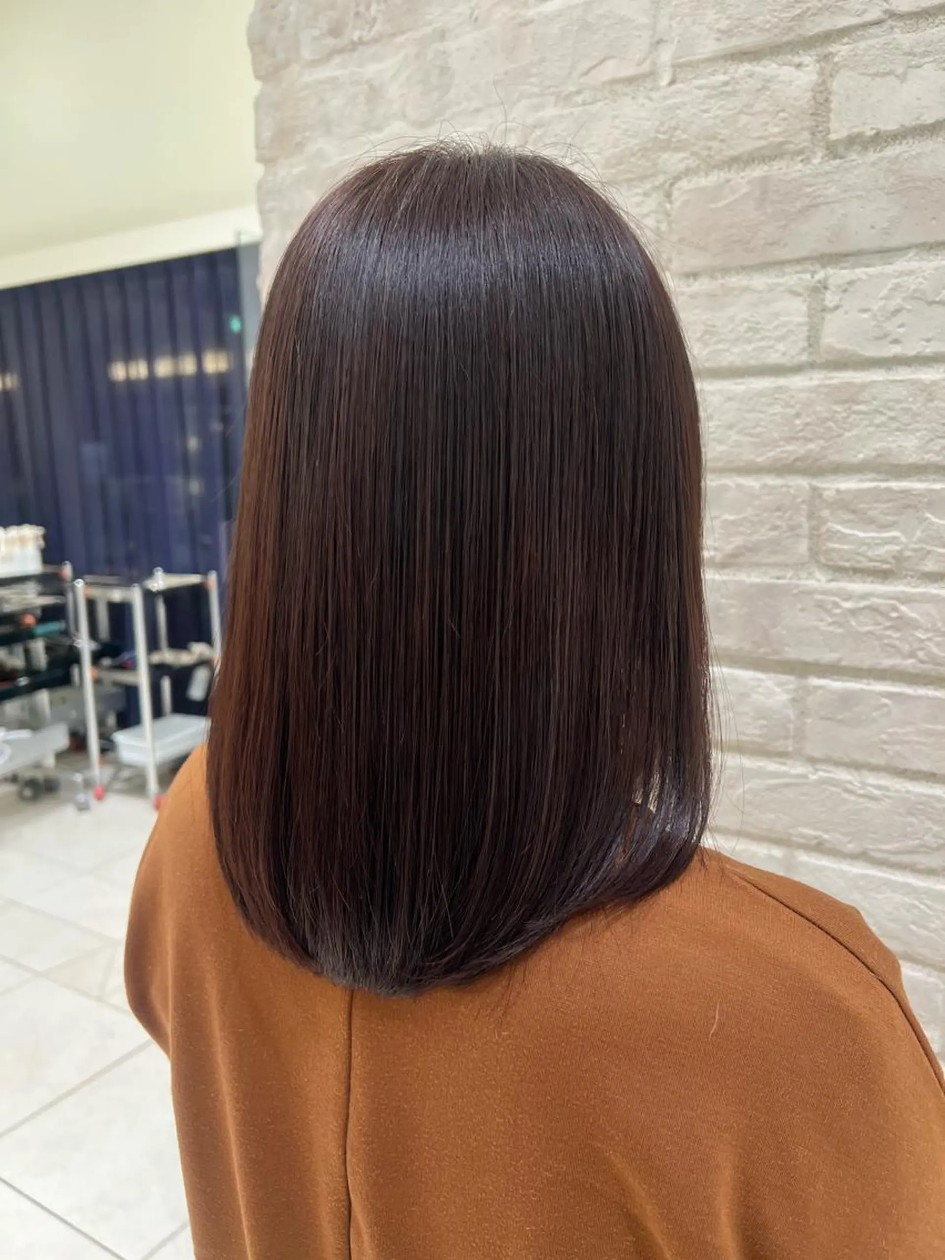 ミディアム 原田 紗莉奈のヘアスタイル