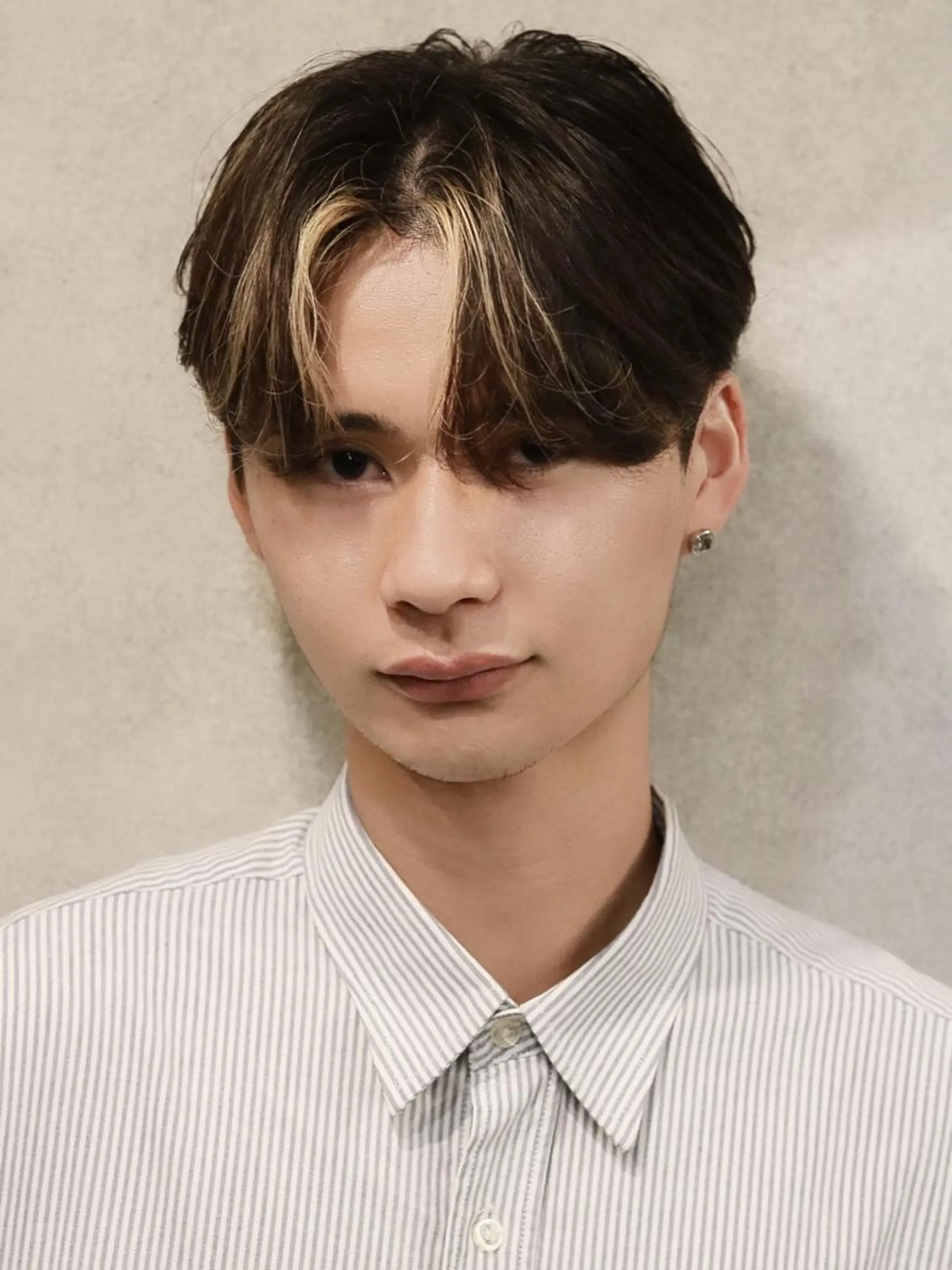 メンズ 髪質改善カラー💫 Eir江坂💎田中のヘアスタイル