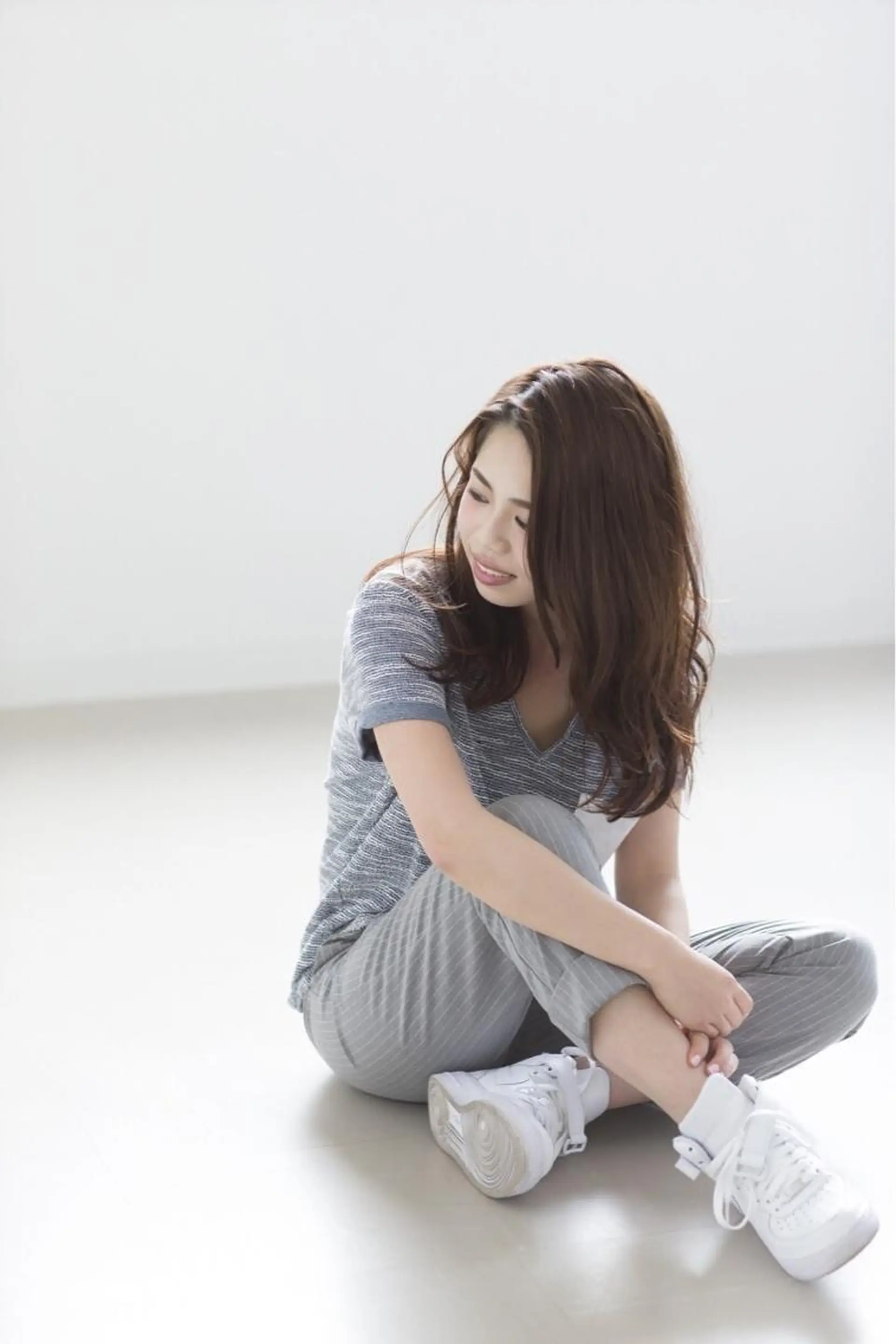 セミロング ロング カラー パーマ セミロングパーマ Blossom大塚 ディレクター永野のヘアスタイル