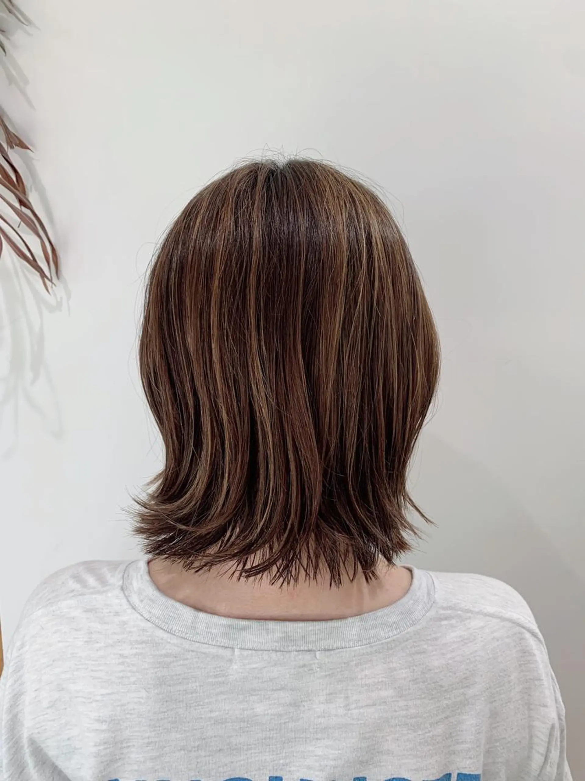 ミディアム カット ヘアカラー エン　ヘアサロン所属・山川 佳奈のヘアスタイル