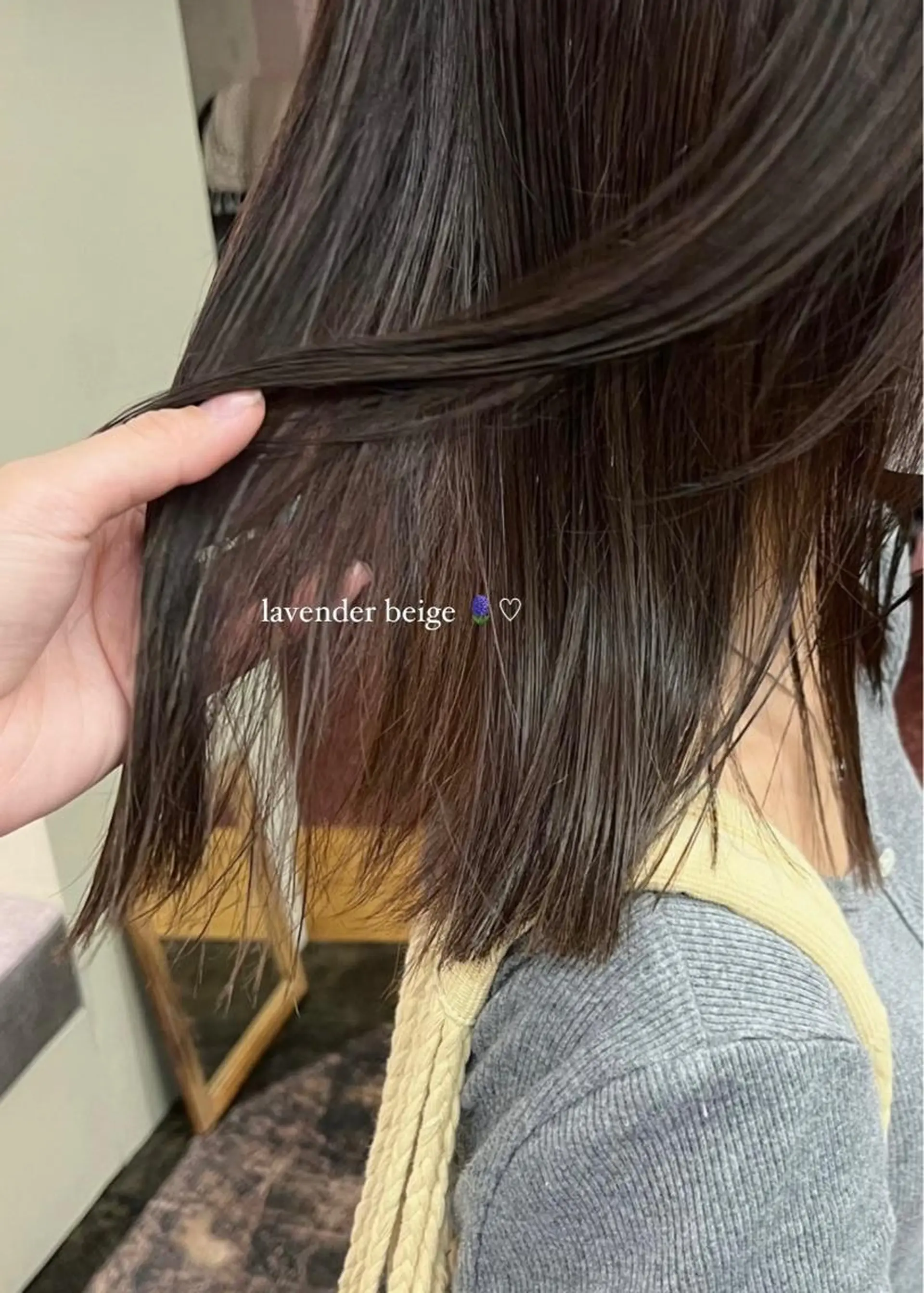 ミディアム 西山 紗耶香🪽 透明感カラー/ボブのヘアスタイル