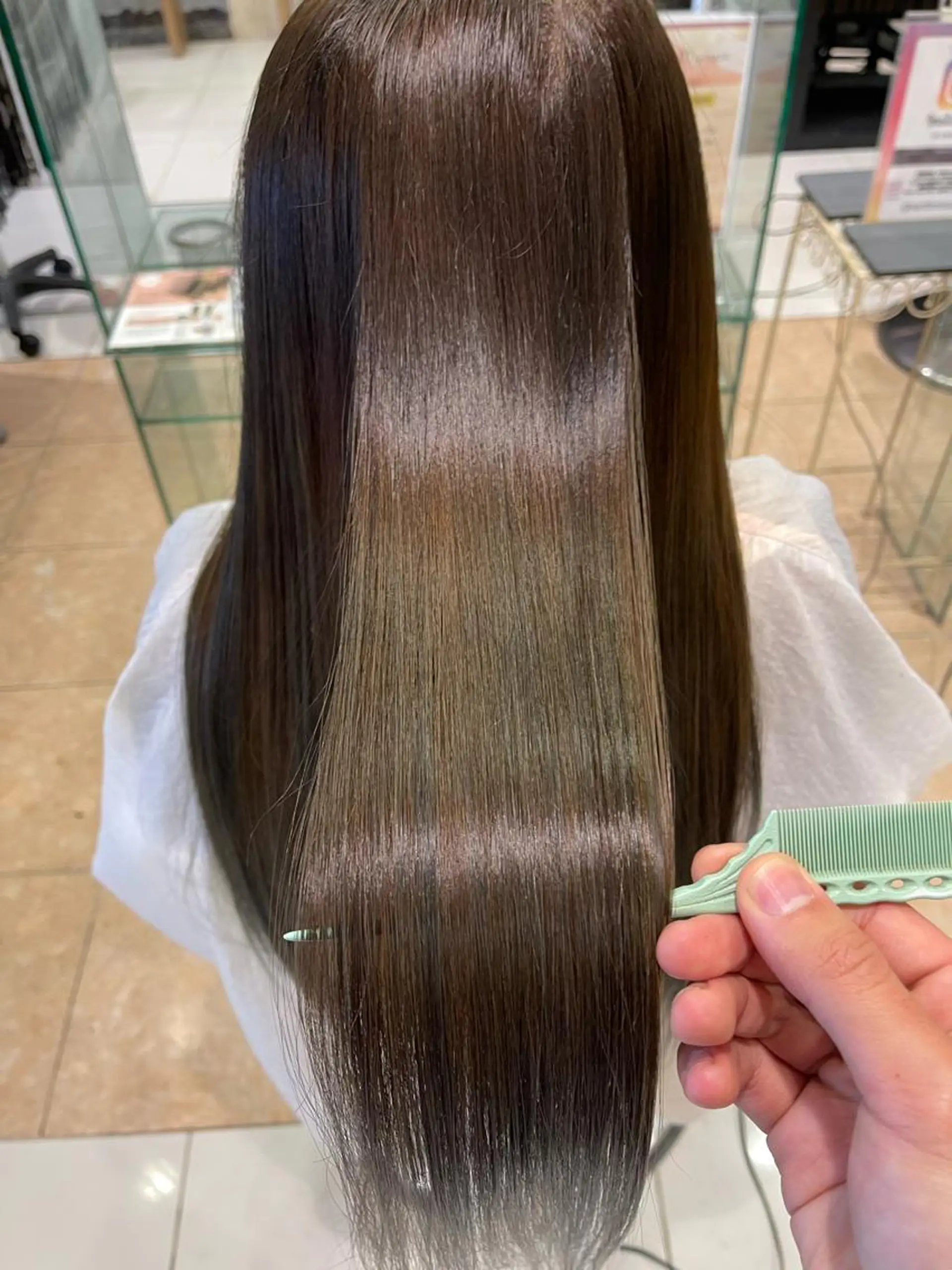 ロング カット ヘアカラー ササ　ユウキ/パーマ 縮毛矯正/髪質改善のヘアスタイル