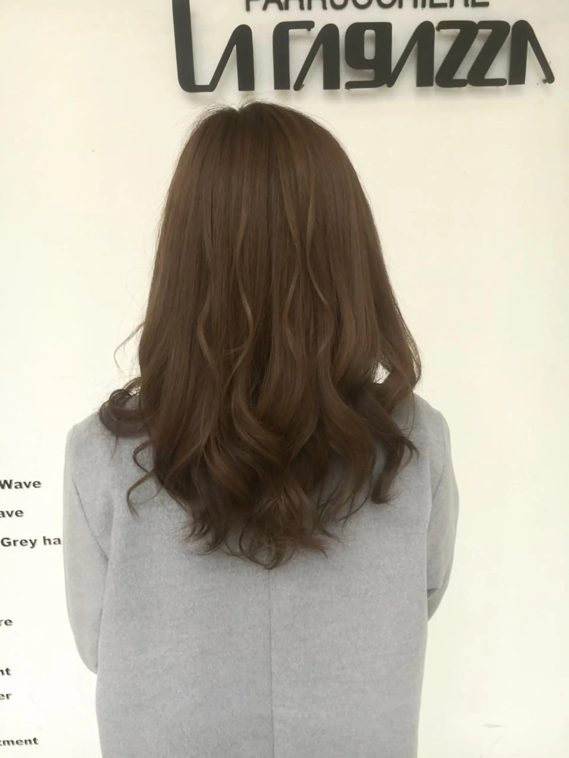 セミロング カラー ヘアカラー トリートメント 東條 克義のヘアスタイル