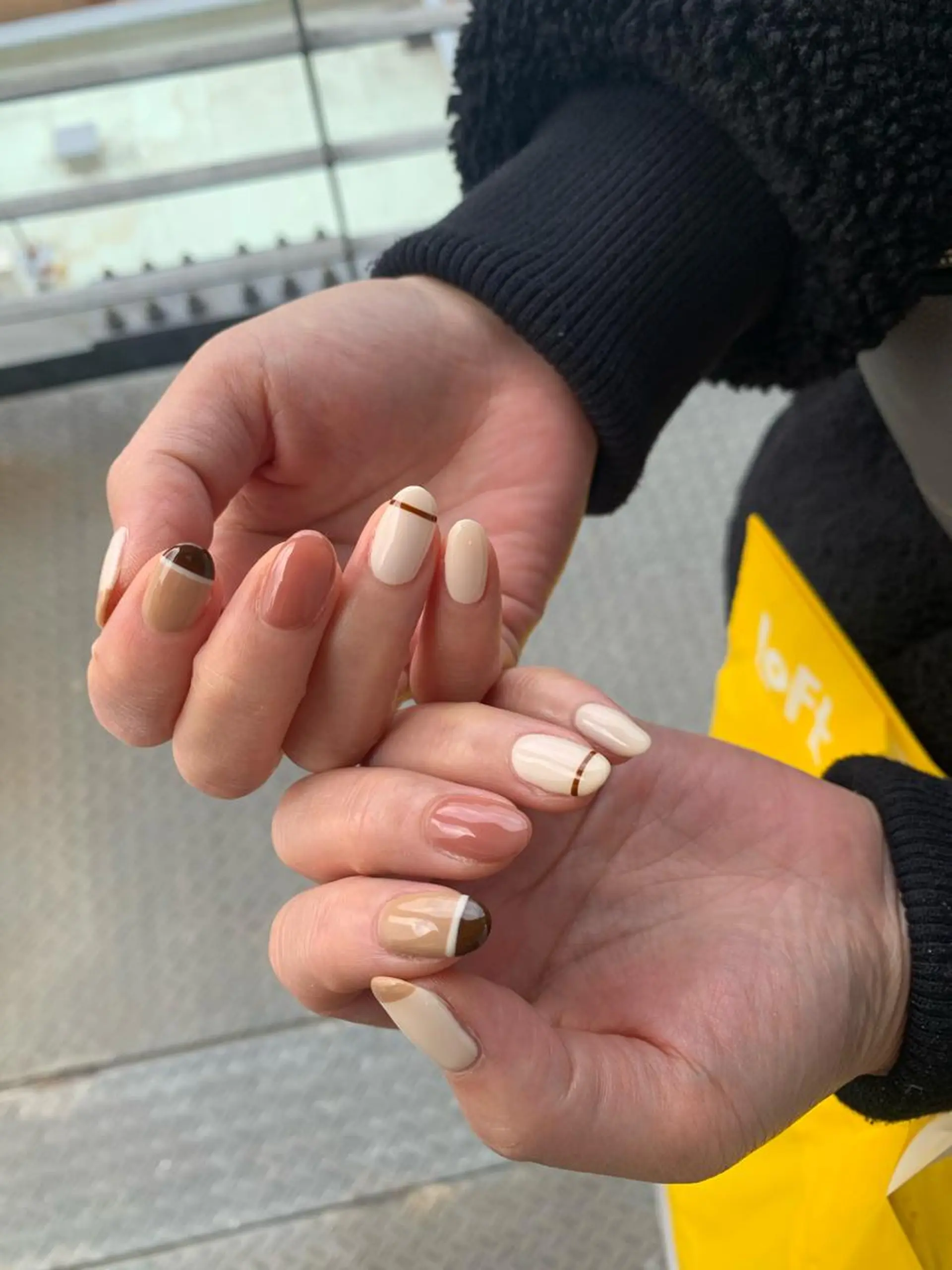 ネイル ハンドネイル Crescent Eye  Yukiのネイルデザイン