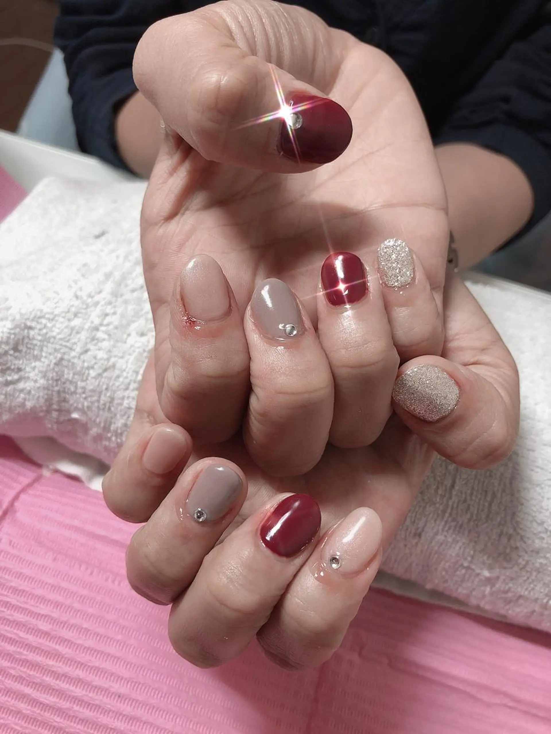 ショート ネイル ハンドネイル 《LB》ラブリエ Nail&eyeのマツエク・マツパデザイン