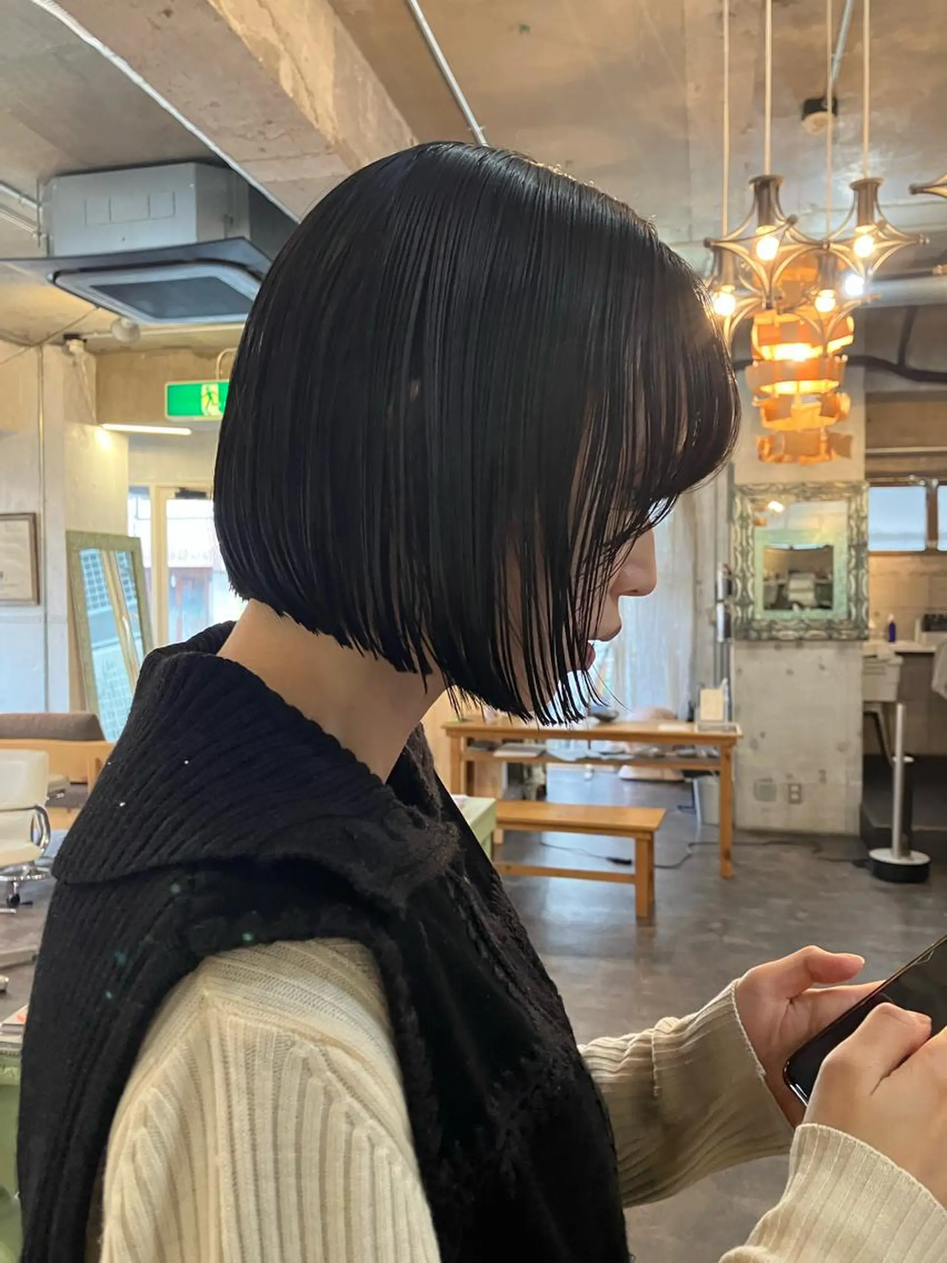 ミディアム Mikyo所属・江口 あゆみのヘアスタイル