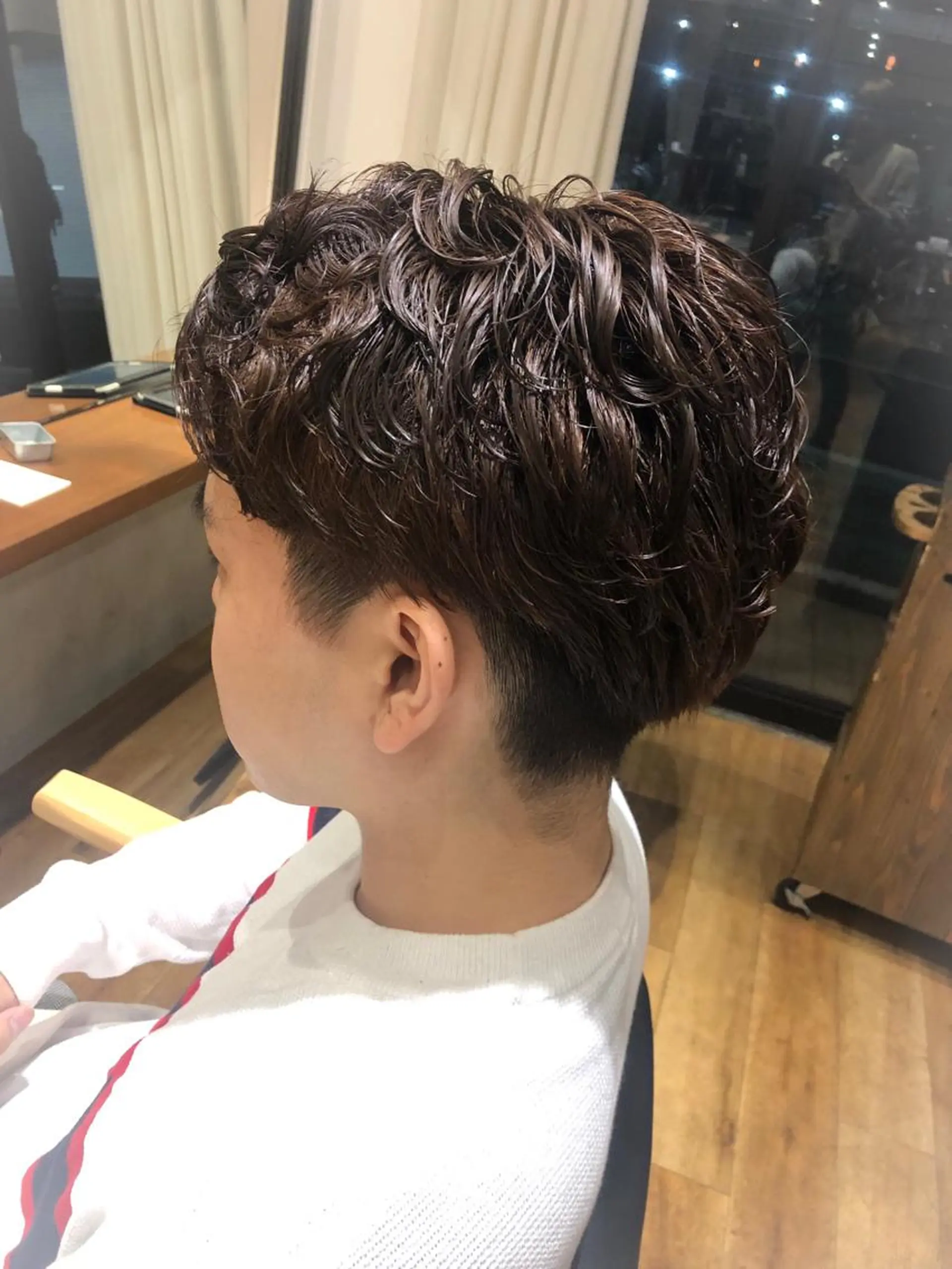 パーマ メンズ あらい なつみのヘアスタイル