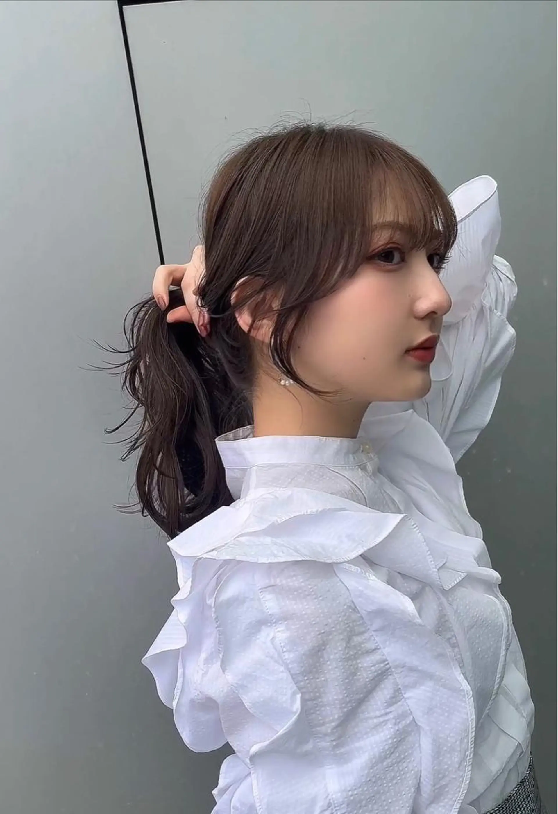 ミディアム カット ヘアカラー トリートメント 🌫️大人韓国ヘア 🌫️naoyaのヘアスタイル