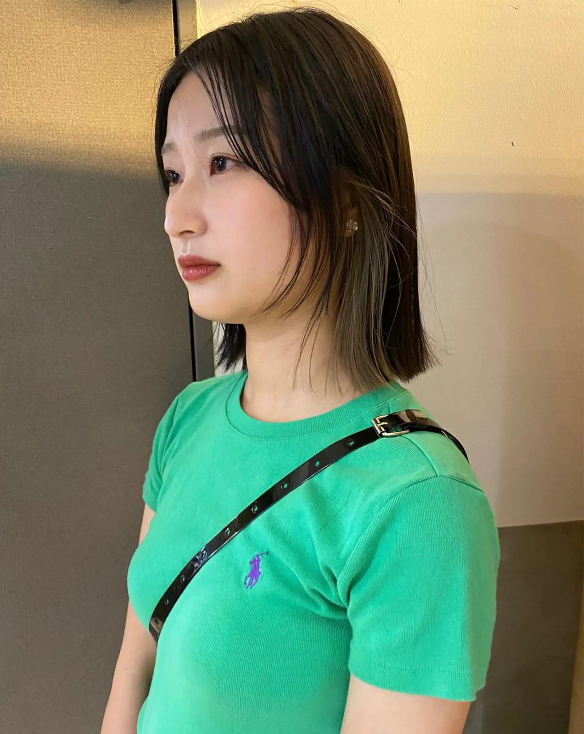 ミディアム カラー Pia ツボイ ケイタのヘアスタイル