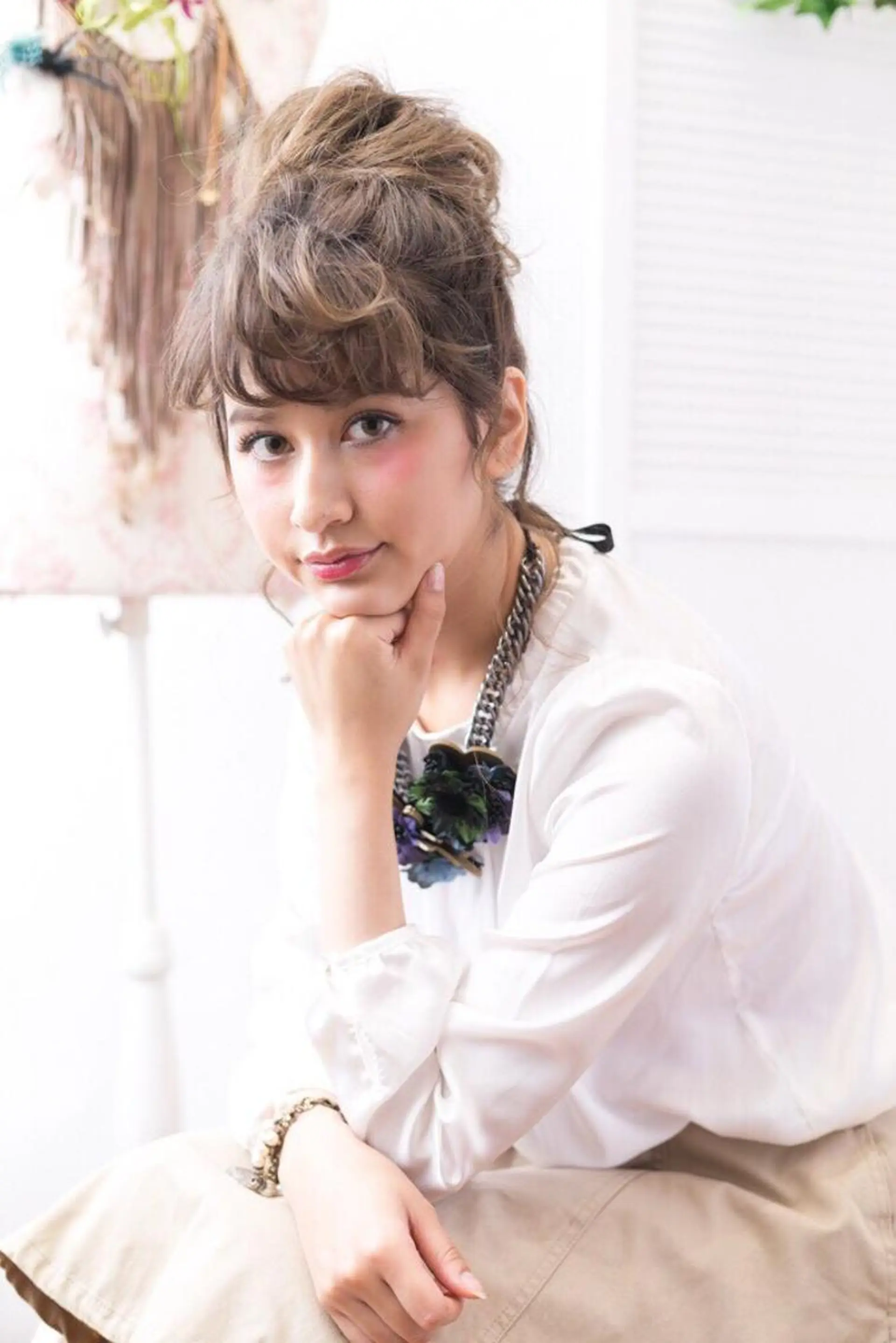 セミロング カラー パーマ ヘアアレンジ メンズ キッズ ネイル マツエク・マツパ アティリー 西梅田のヘアスタイル