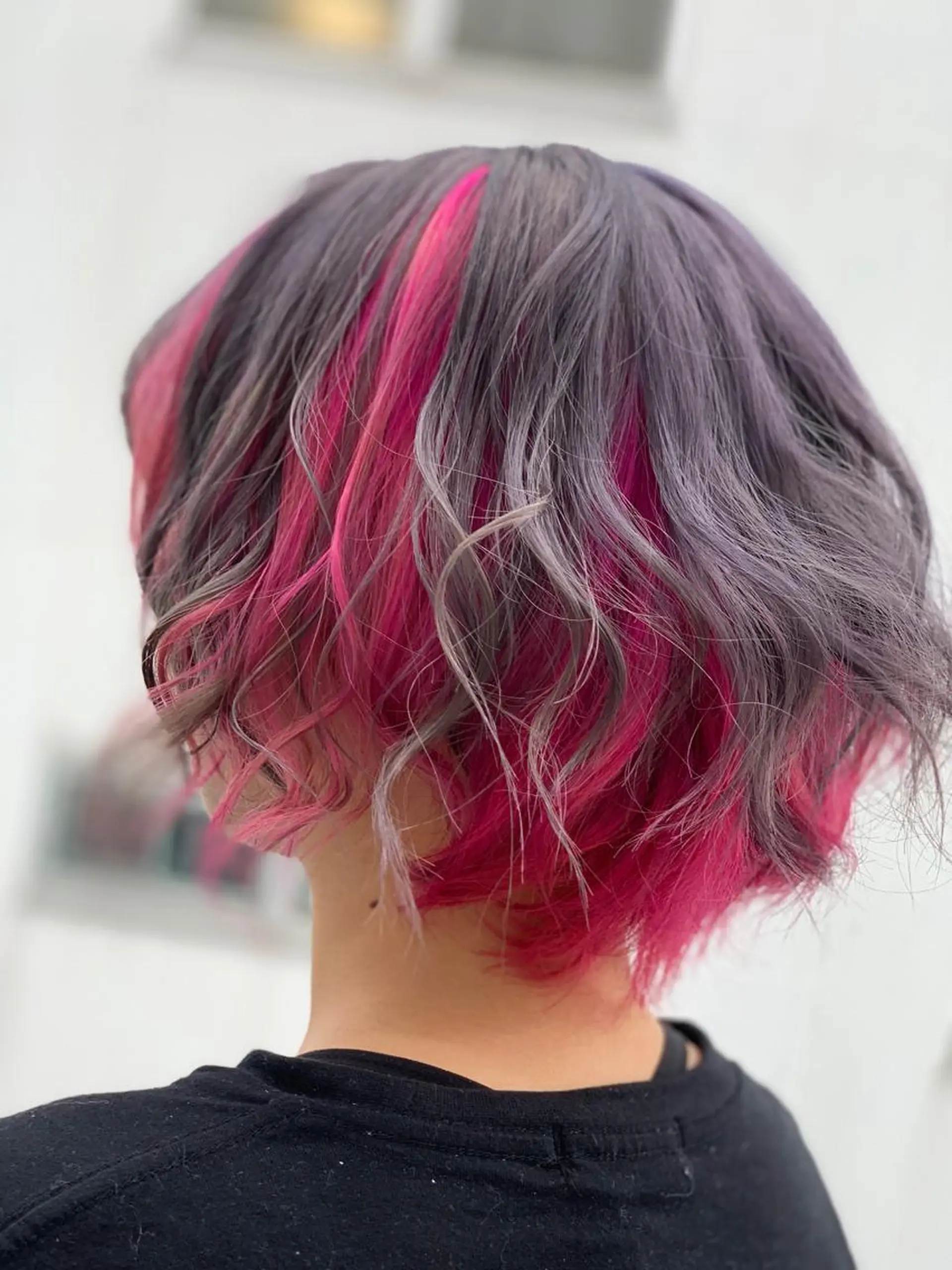 ショート カラー ヘアアレンジ ヘアカラー トリートメント 髪質改善×ハイトーン 中田啄也のヘアスタイル