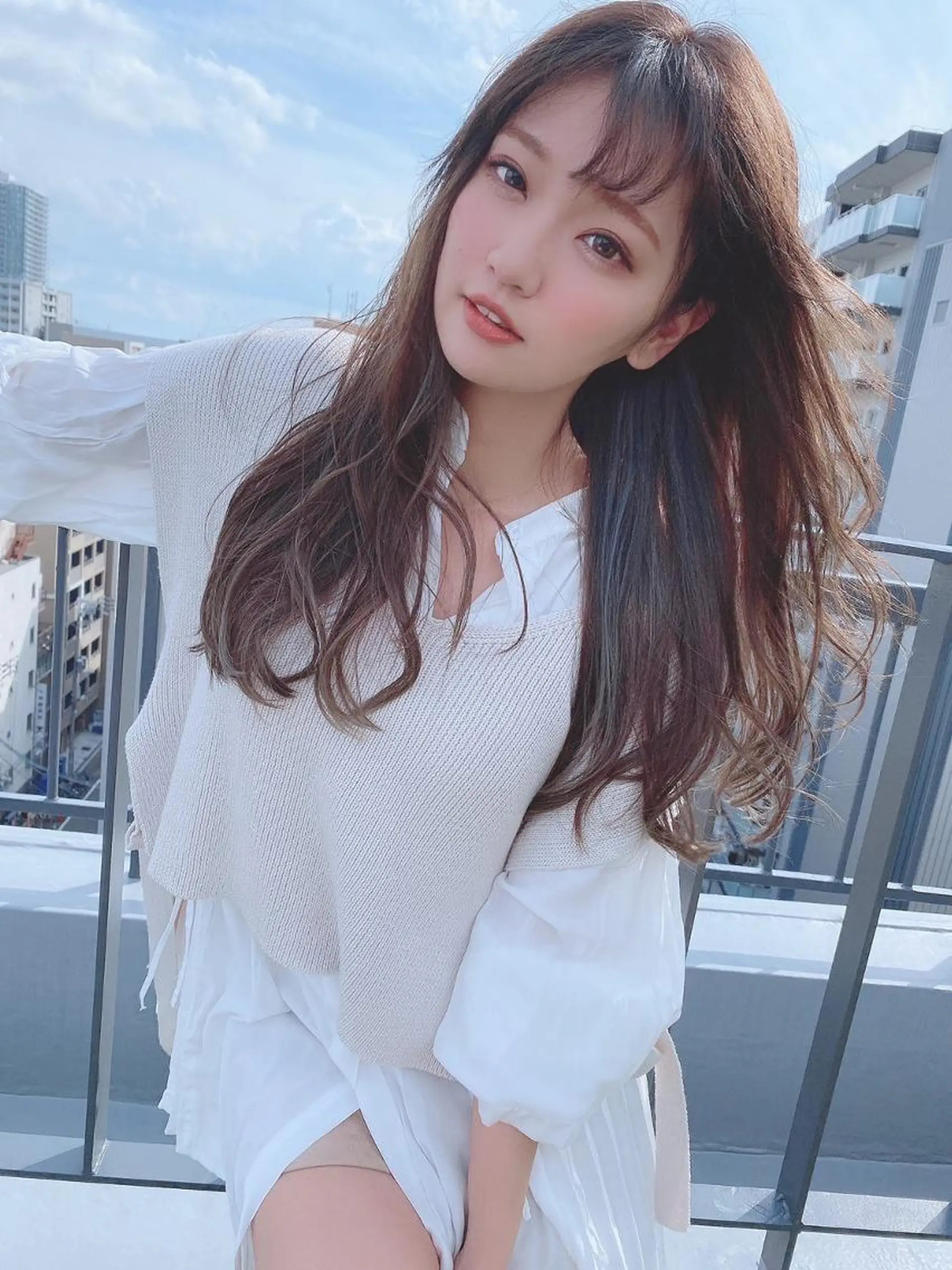 ロング カラー 透明感カラー イルミナカラー トリートメント ⭐️Shelter by TOKYO⭐️のヘアスタイル