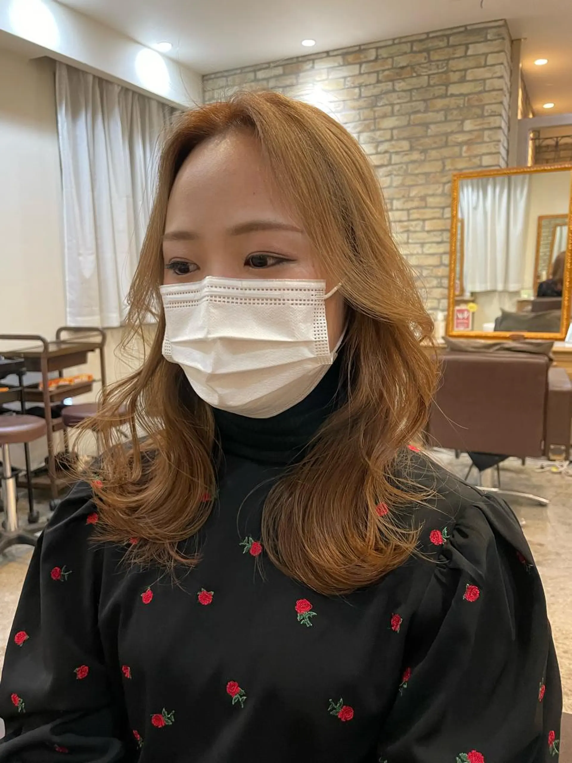 セミロング カラー ヘアアレンジ ベージュカラー 透明感カラー ダブルカラー カット ヘアカラー トリートメント 髪質改善特化 🫧松野力也のヘアスタイル
