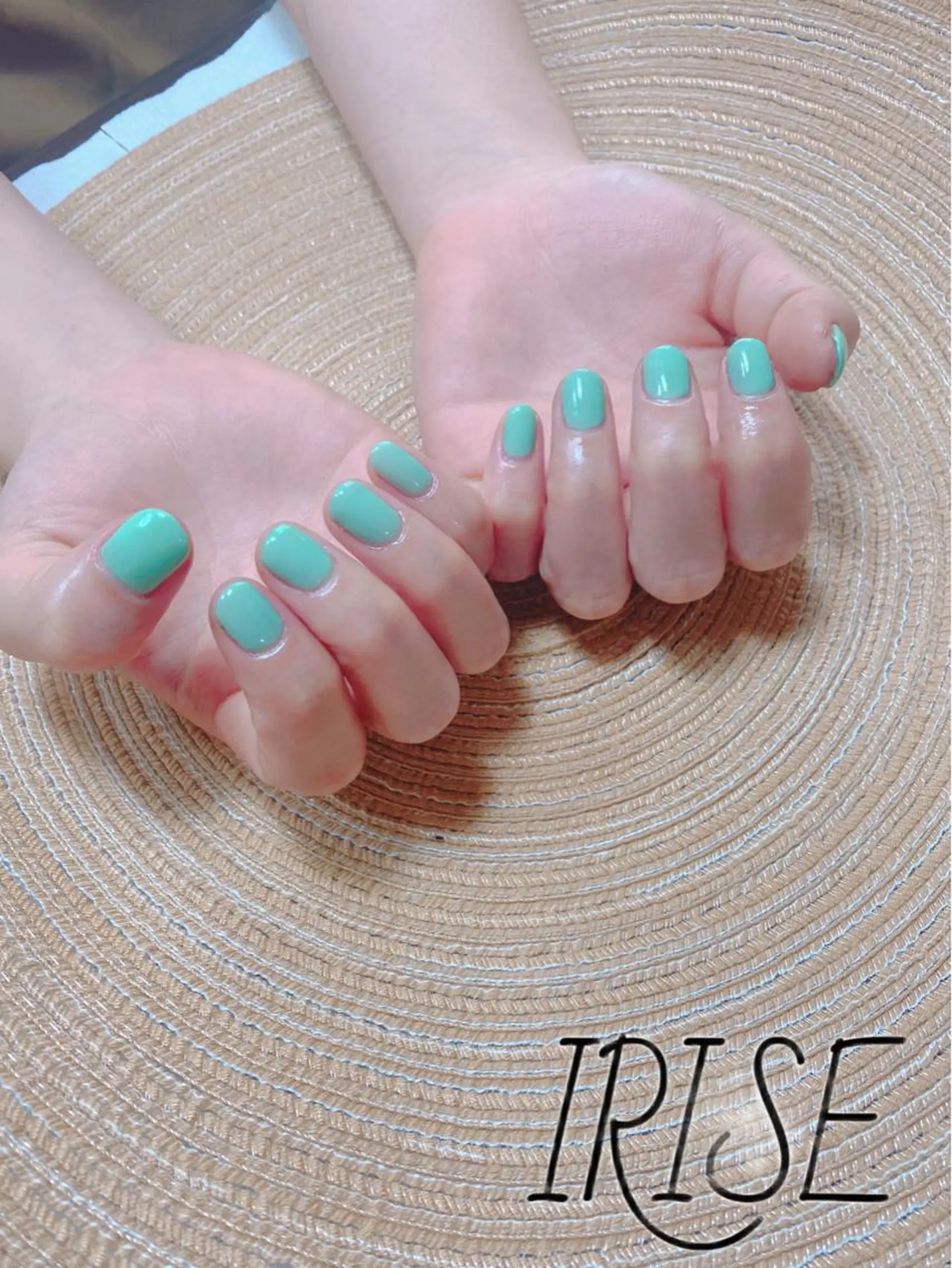 ネイル パステルネイル ショートネイル salon de iriseのマツエク・マツパデザイン