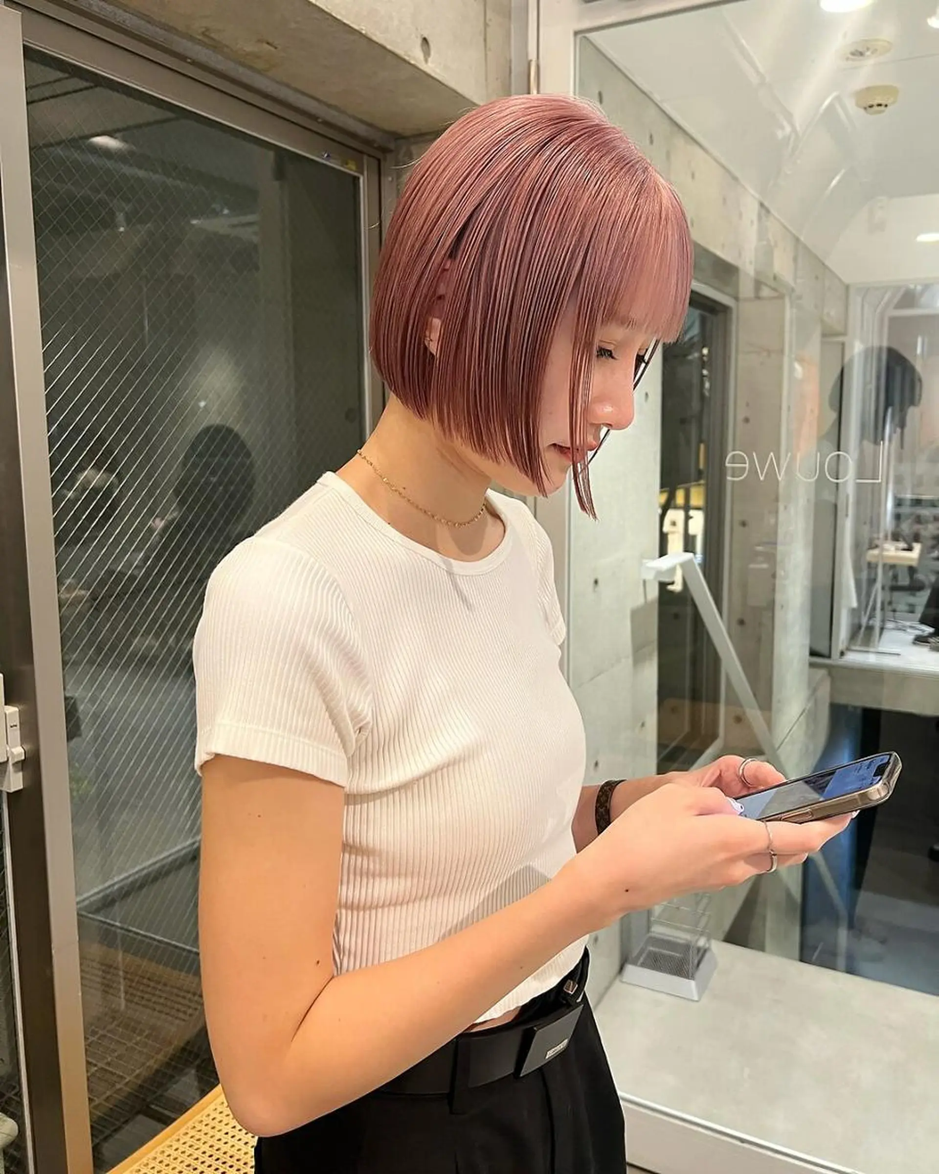 ショート 🎀韓国/艶髪/暗髪 🎀CITY🫧立川のヘアスタイル