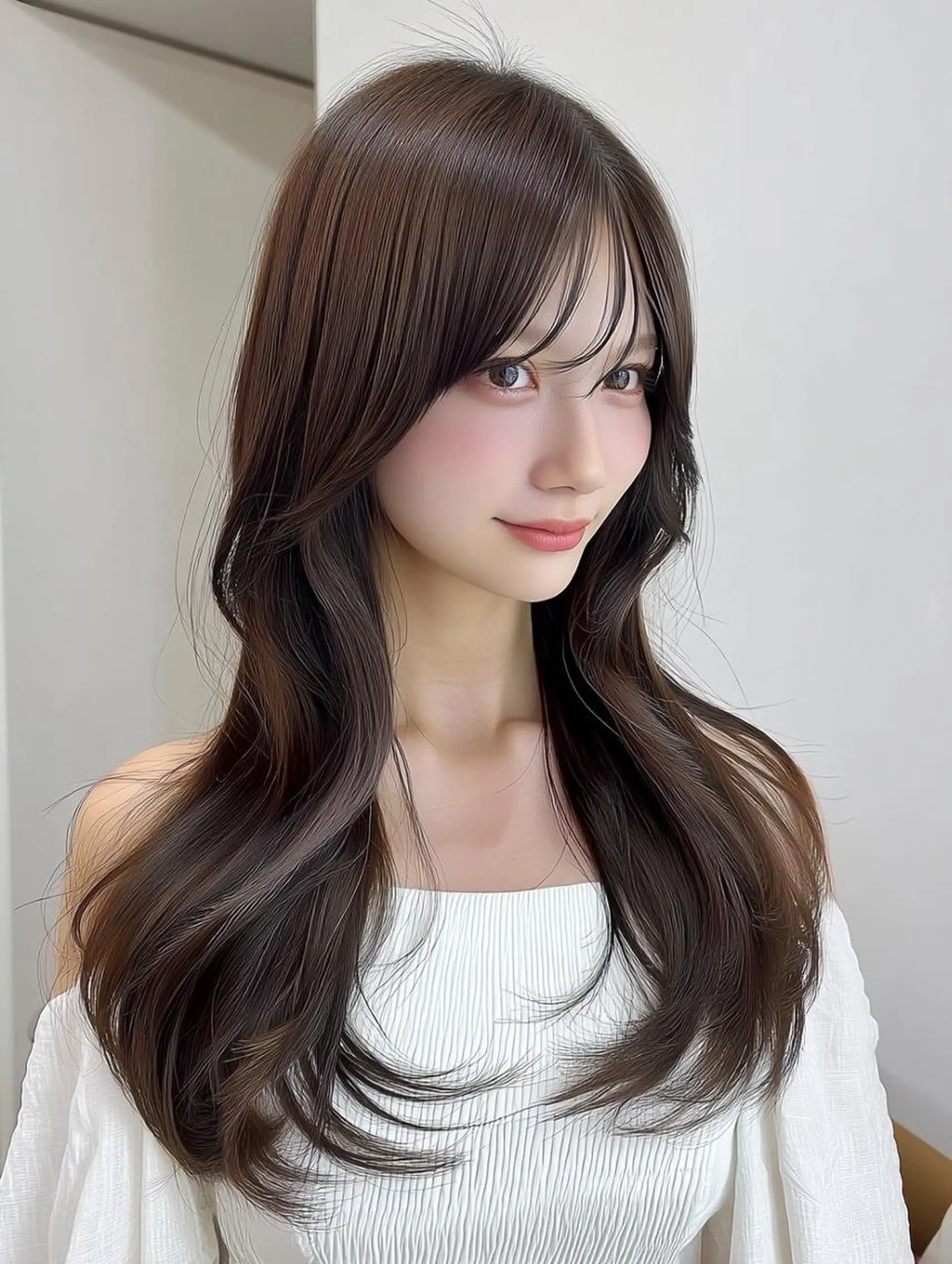 ロング カラー 髪質改善・縮毛矯正 💎ASUKAのヘアスタイル