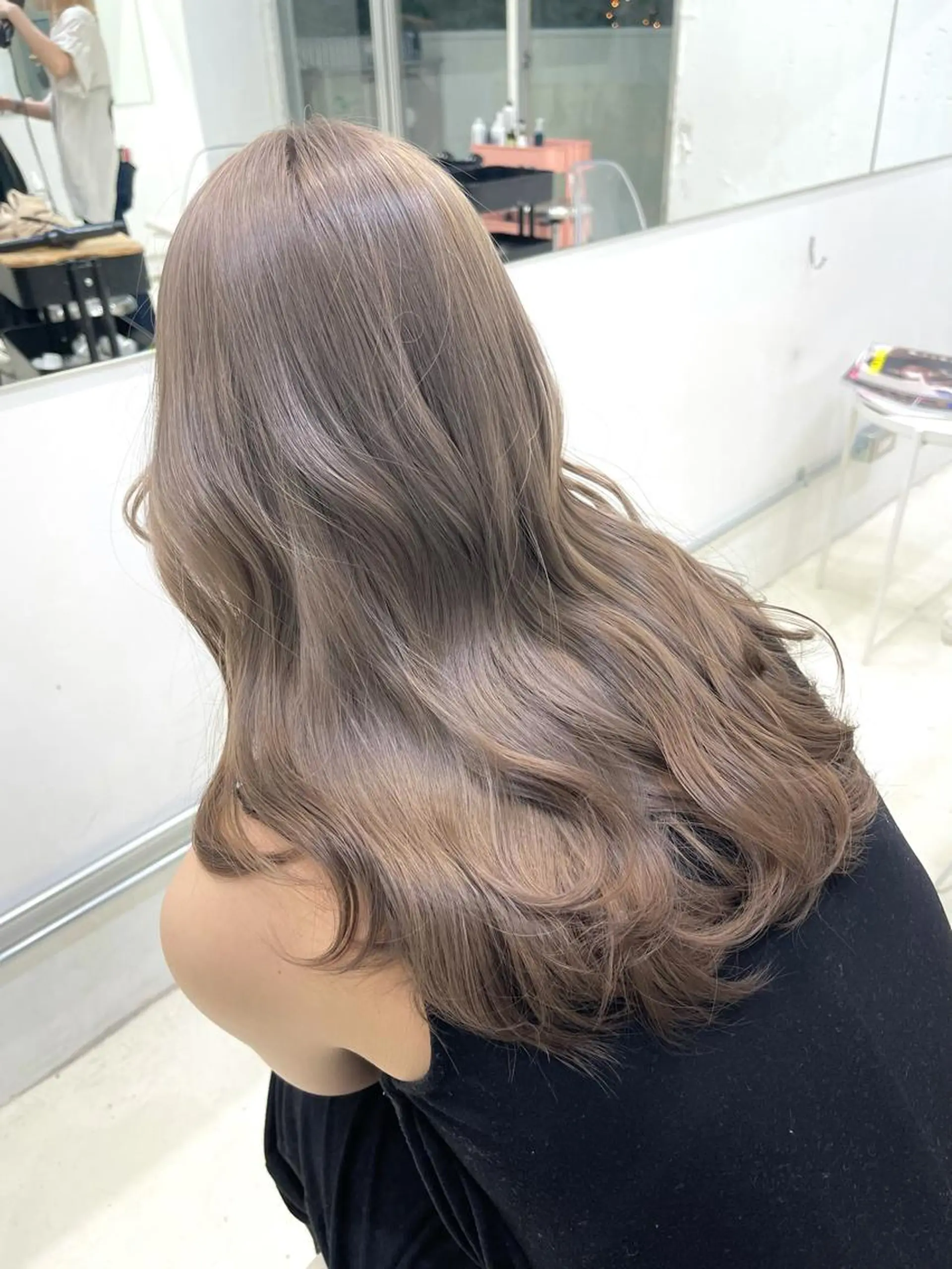 ロング カラー マンツーマン/ハイ トーン/HIROKIのヘアスタイル