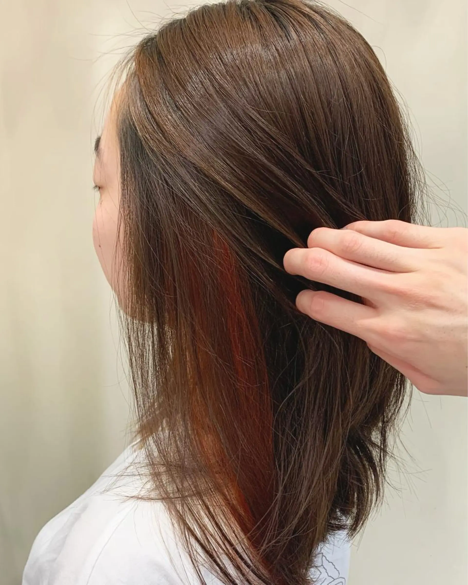 ミディアム カラー ヘッドスパ/栄 /久屋大通/岡戸のヘアスタイル