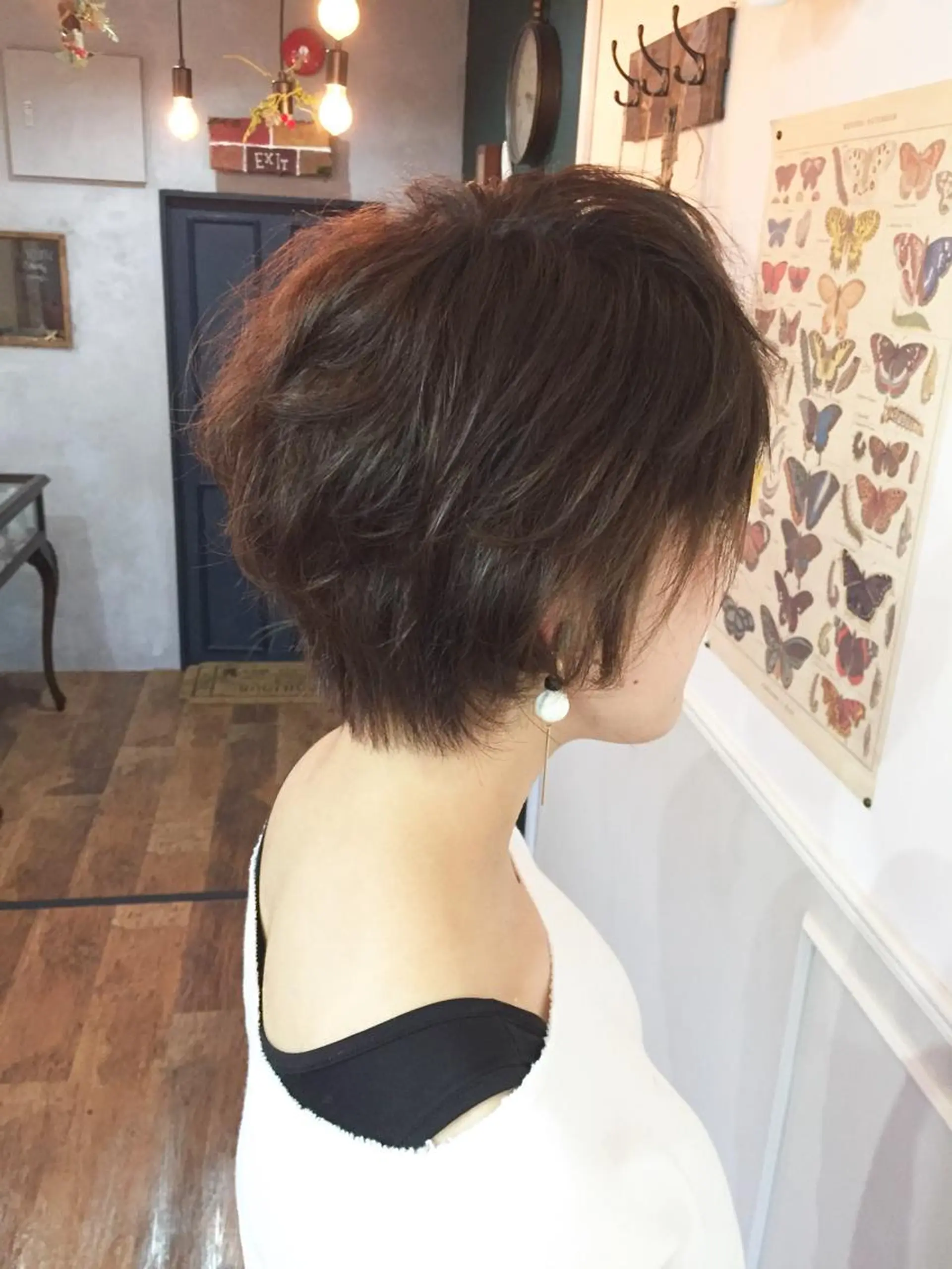 ショート パーマ ショートヘア 松田 由貴のヘアスタイル