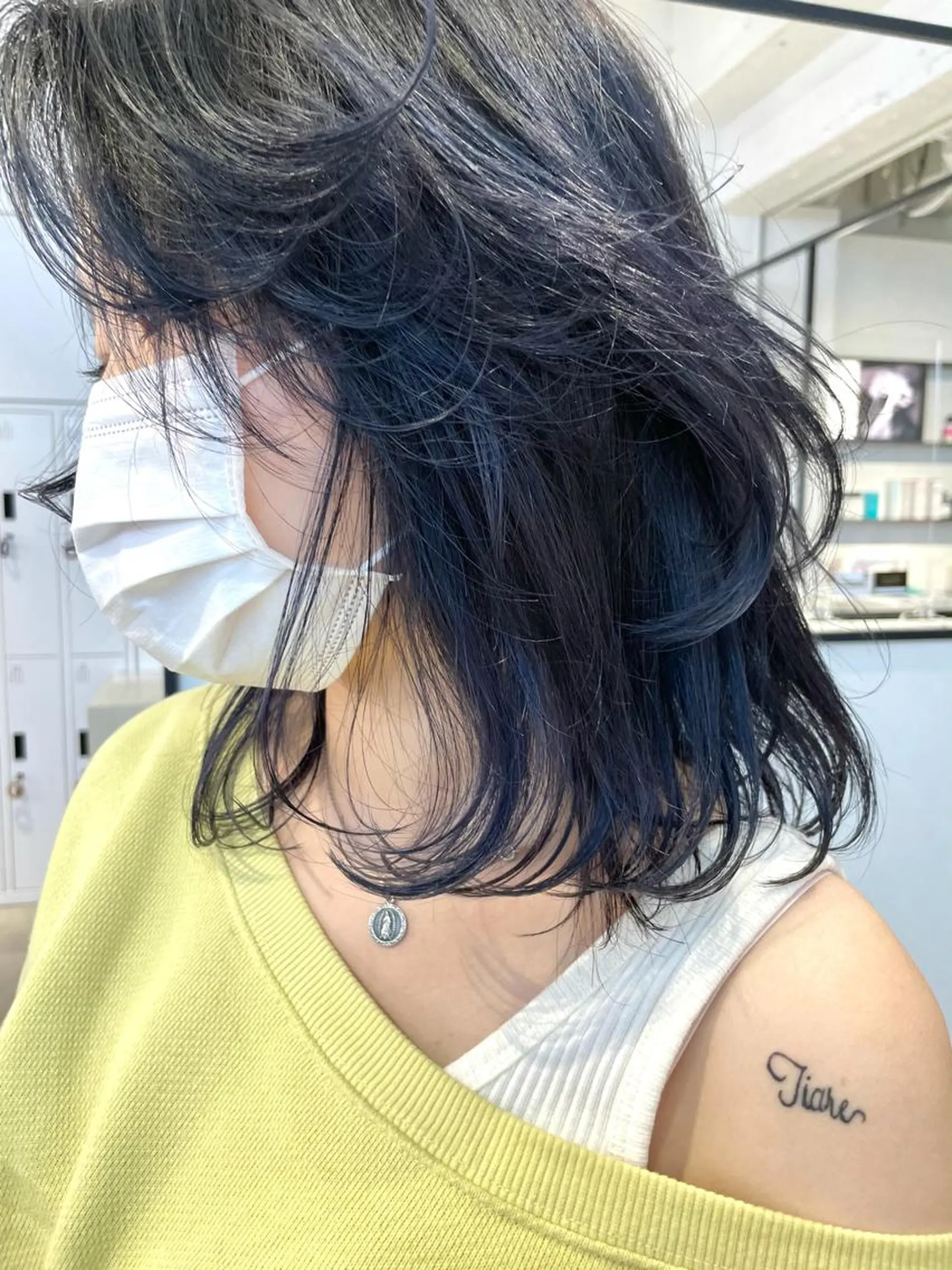 ミディアム カラー カット パーマ 🇰🇷カルマパーマ kaito🇰🇷のヘアスタイル