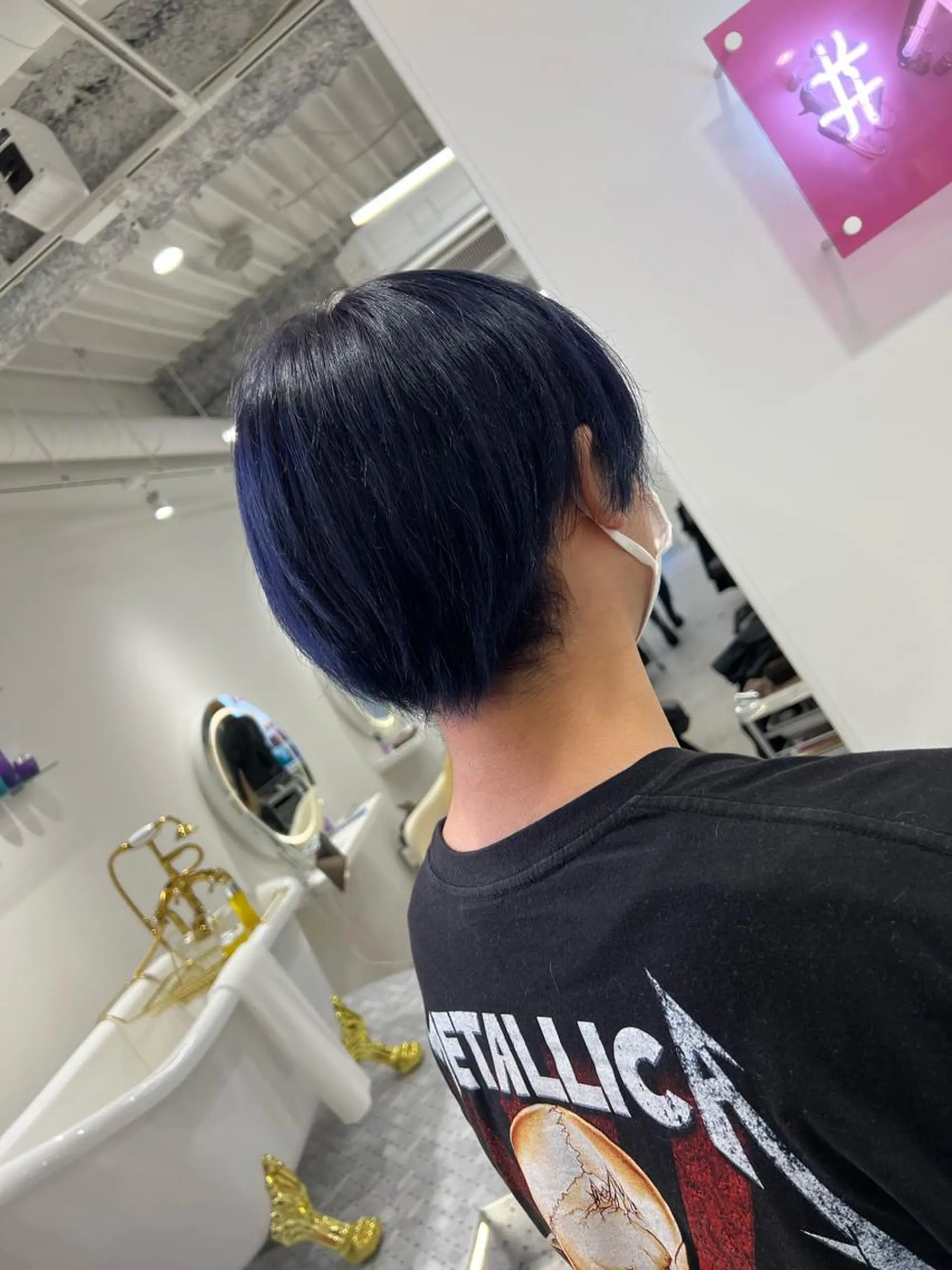 ショート カラー メンズ ハイトーン特化サロン 💎MOCA💎のヘアスタイル