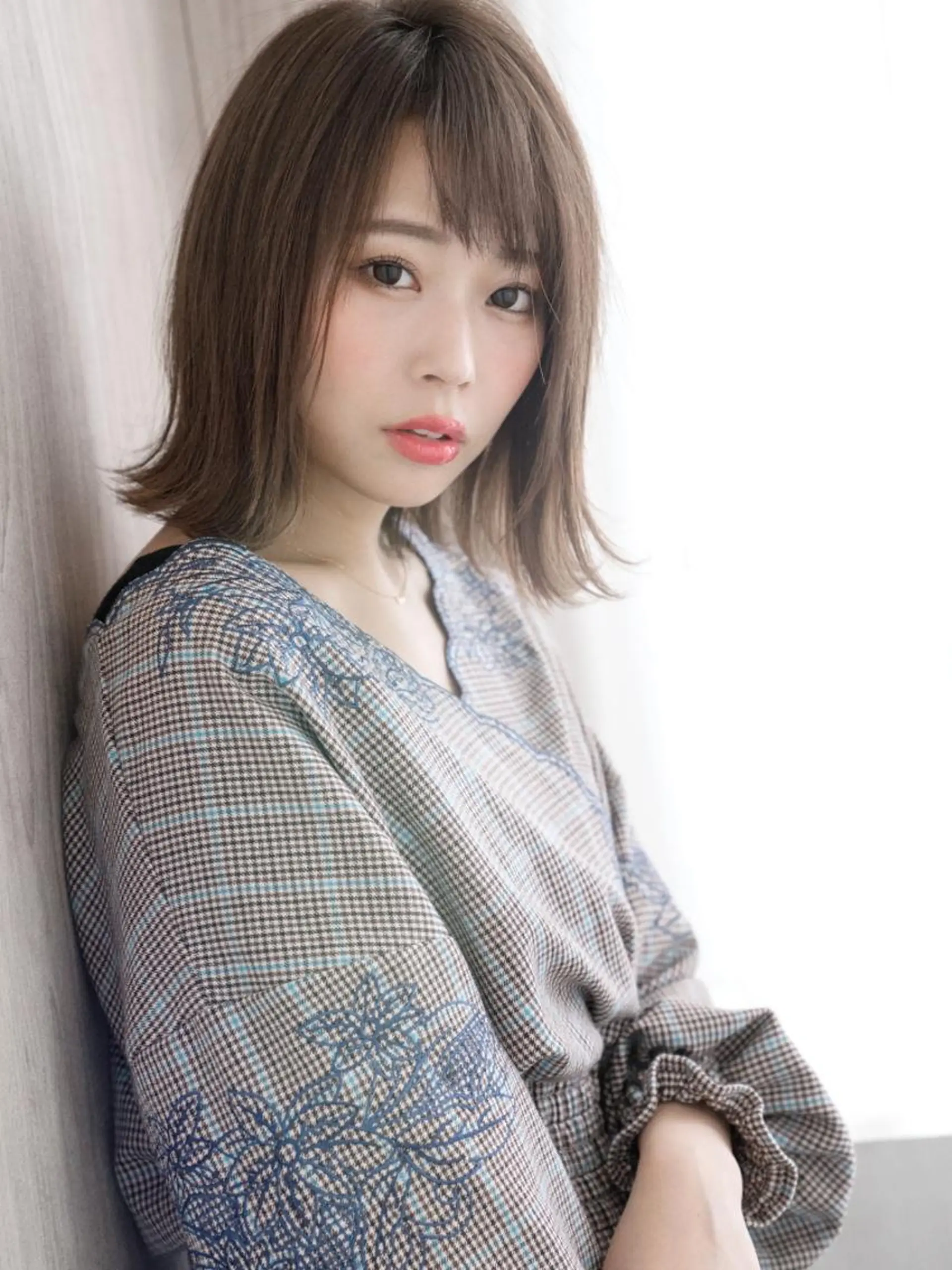 ミディアム カラー ヘアアレンジ カット ヘアカラー トリートメント 年間1500人担当 代表 南一路のヘアスタイル