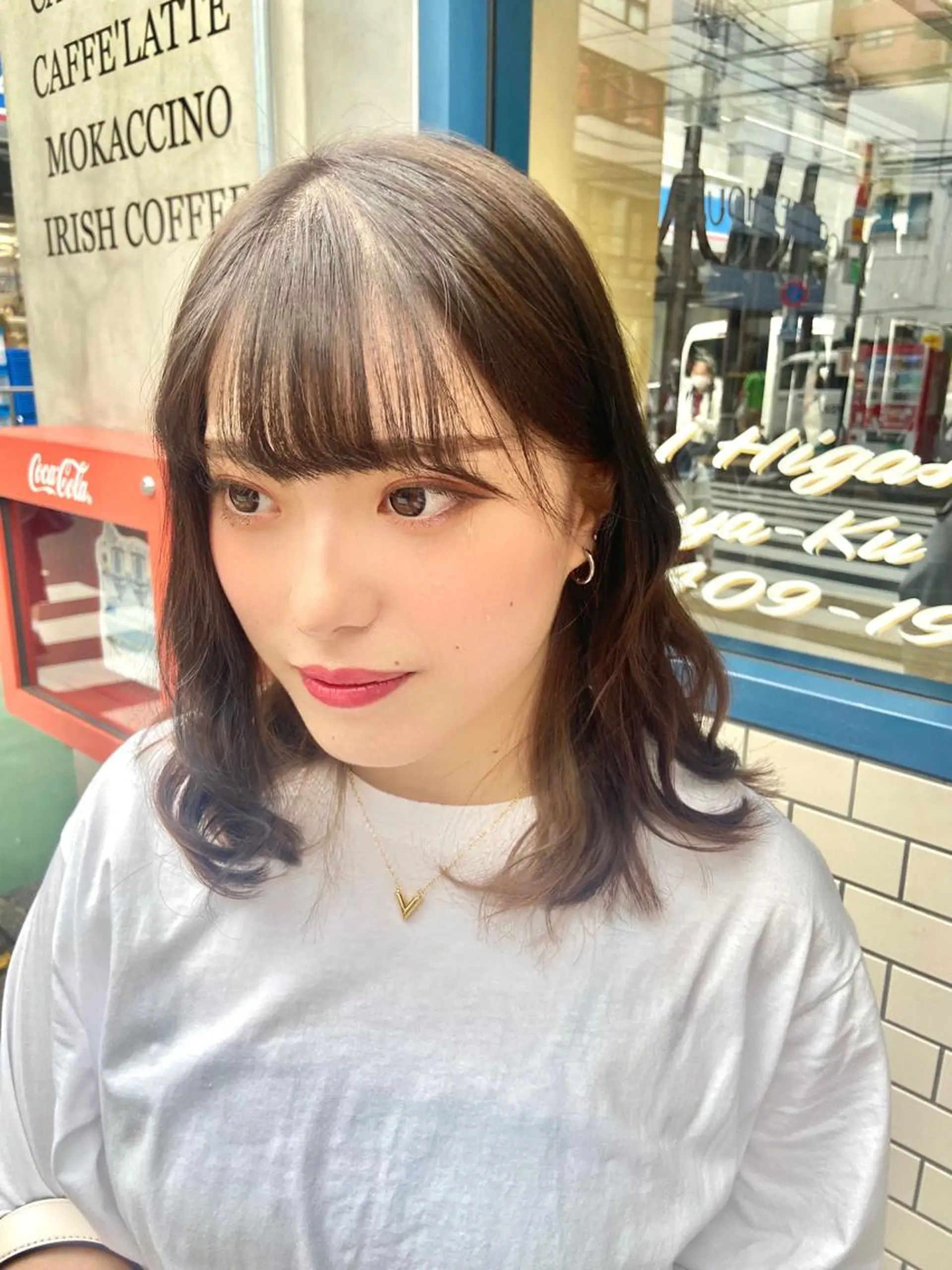ミディアム ayumi🦖/ 似合わせカラー🤎のヘアスタイル