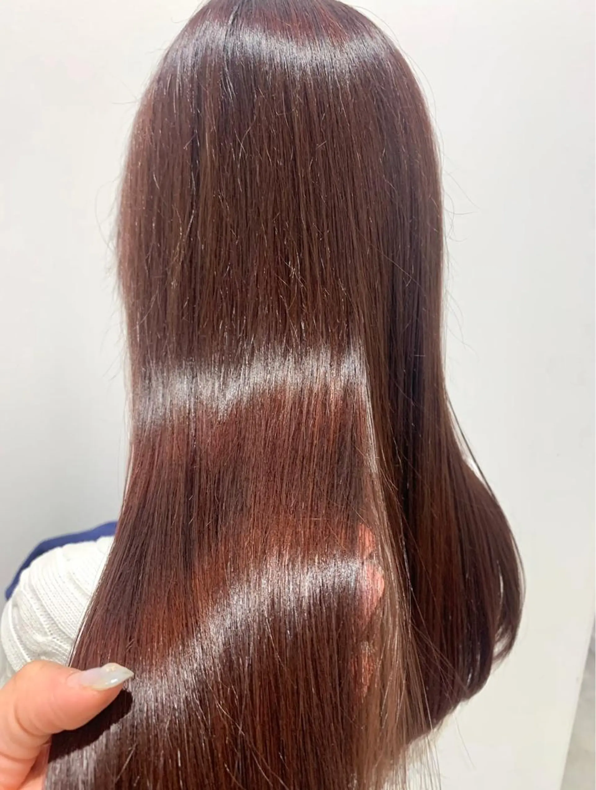 ロング カラー ボブ/美髪矯正 /佐藤　奈巳のヘアスタイル