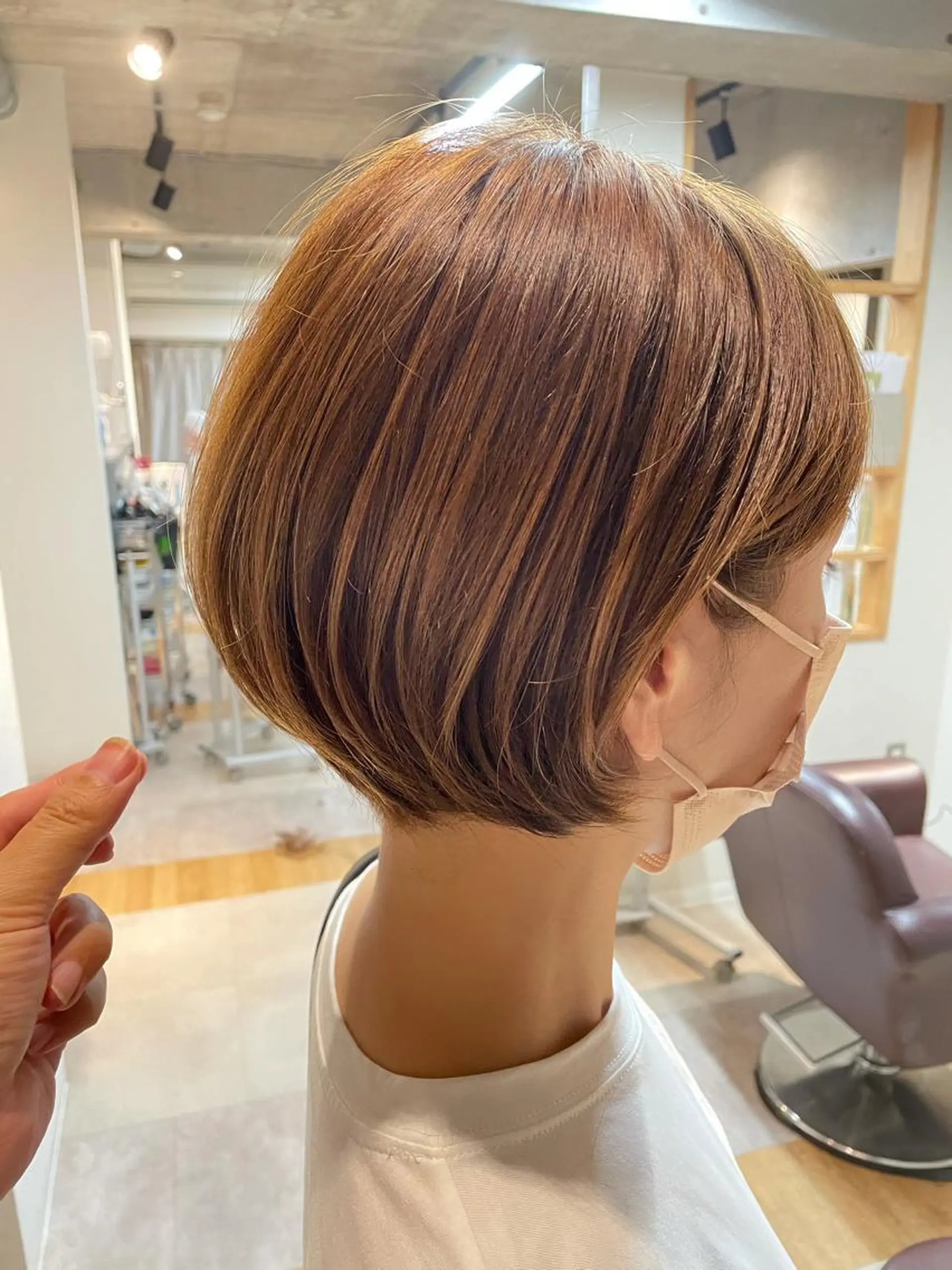 ショート カラー イルミナカラー 髪質改善 縮毛矯正 美容室tuuli 大名店所属・tuuli トゥーリのヘアスタイル