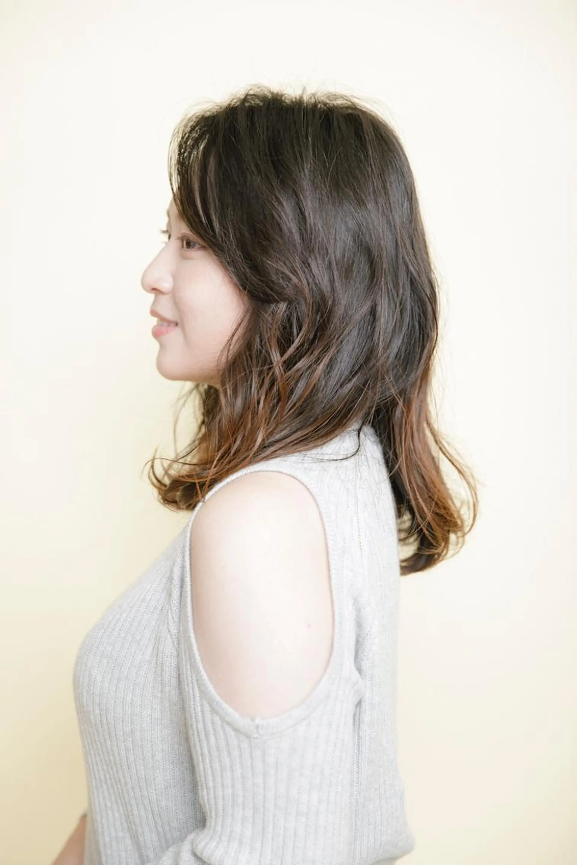 ロング カラー パーマ 横手 愛美のヘアスタイル