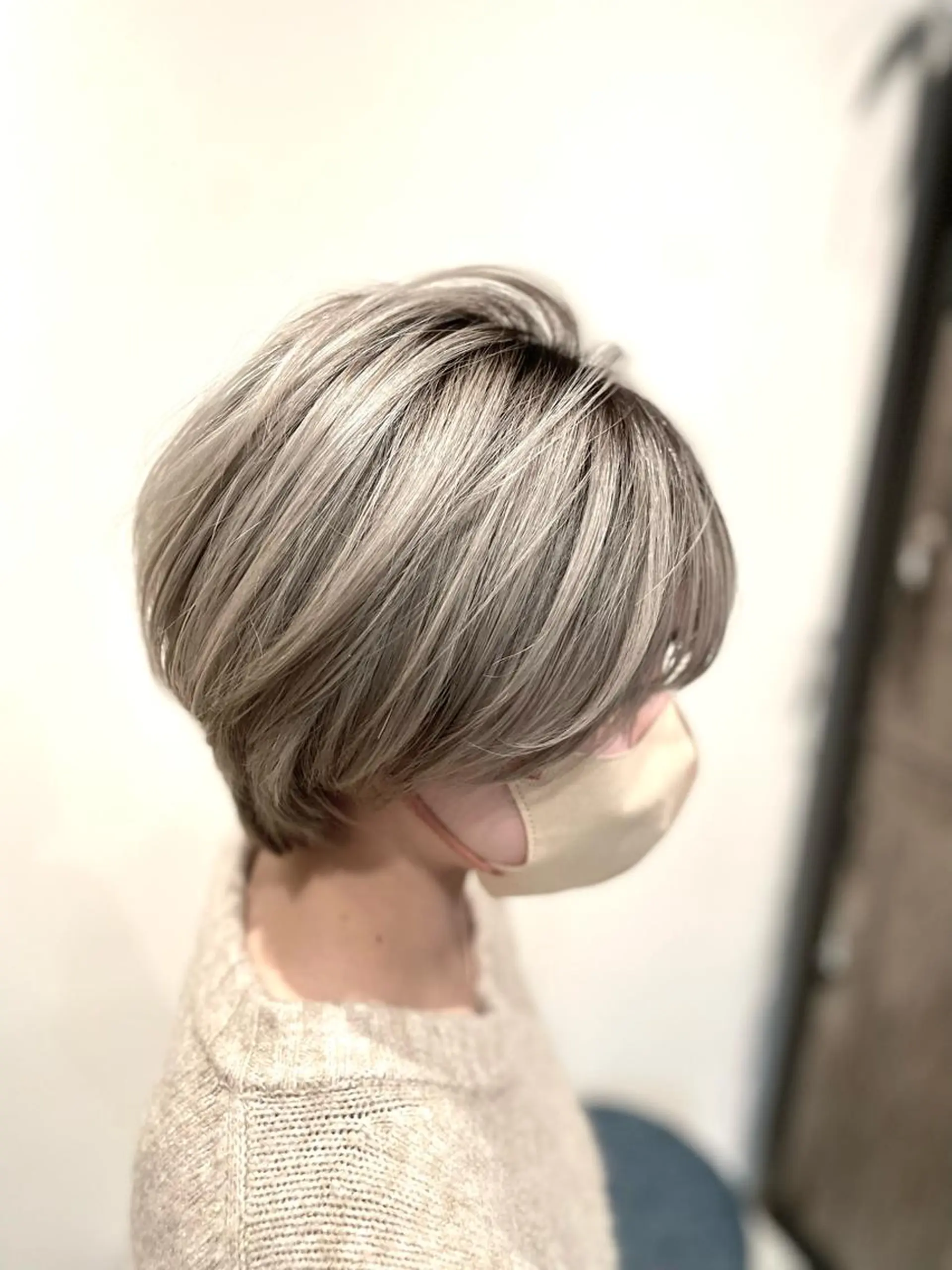 ショート カラー ヘアカラー トリートメント ✨髪質改善/ハイトー ン/艶髪高山のヘアスタイル