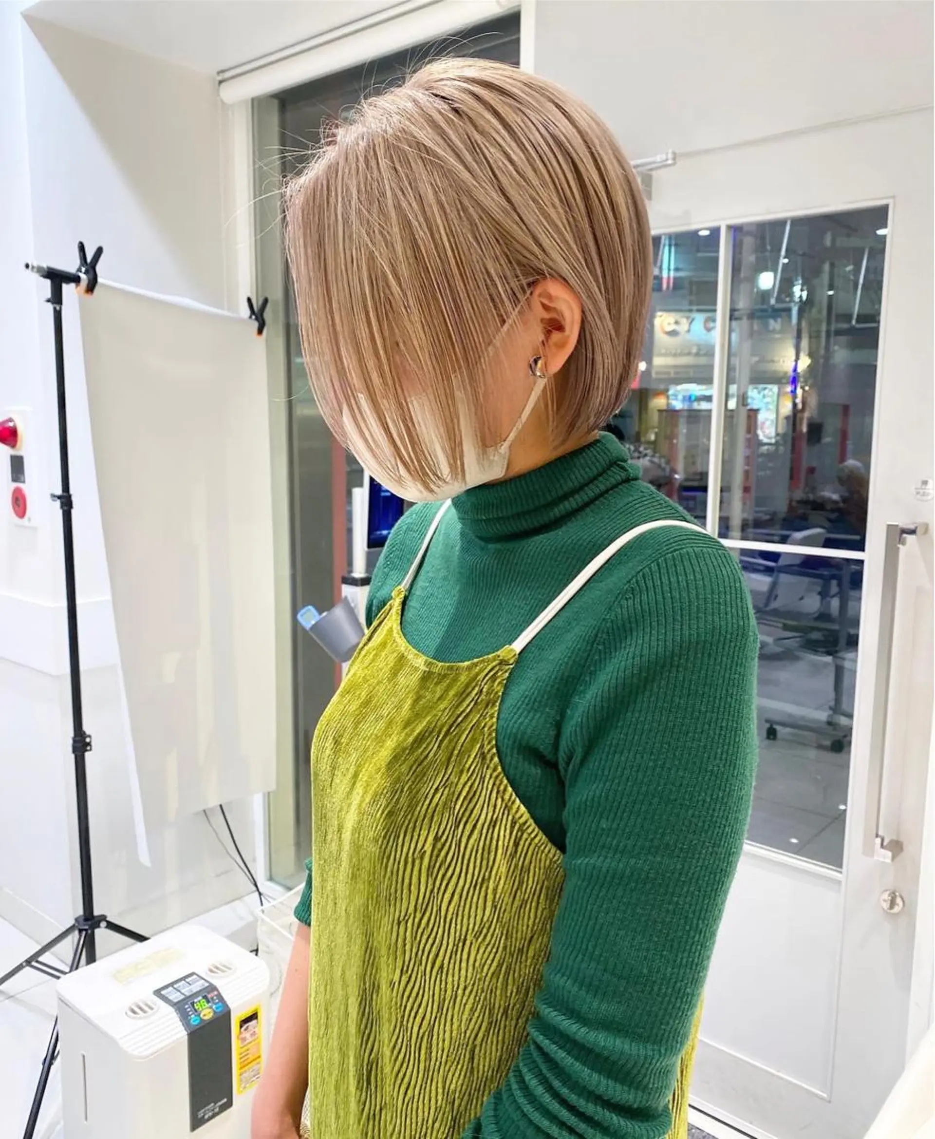 ミディアム カラー ウルフカット ハッシュカット/七海のヘアスタイル