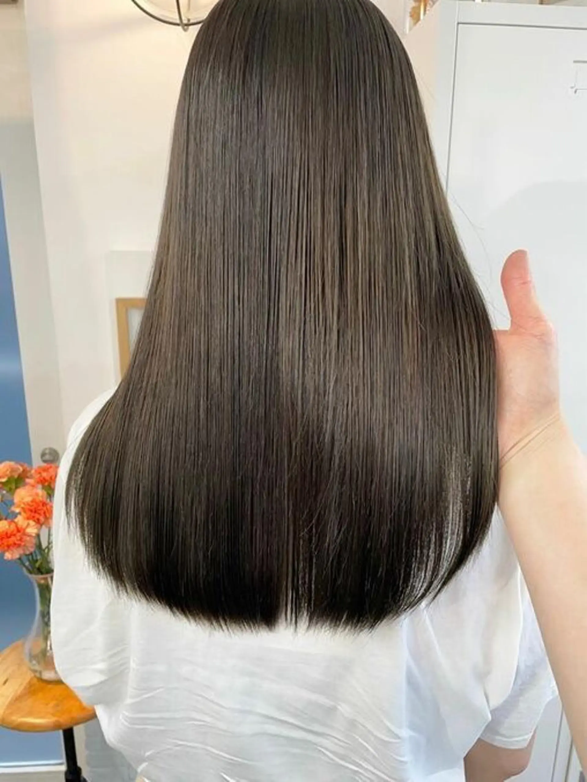 ロング 縮毛矯正/髪質改善 コヤマのヘアスタイル