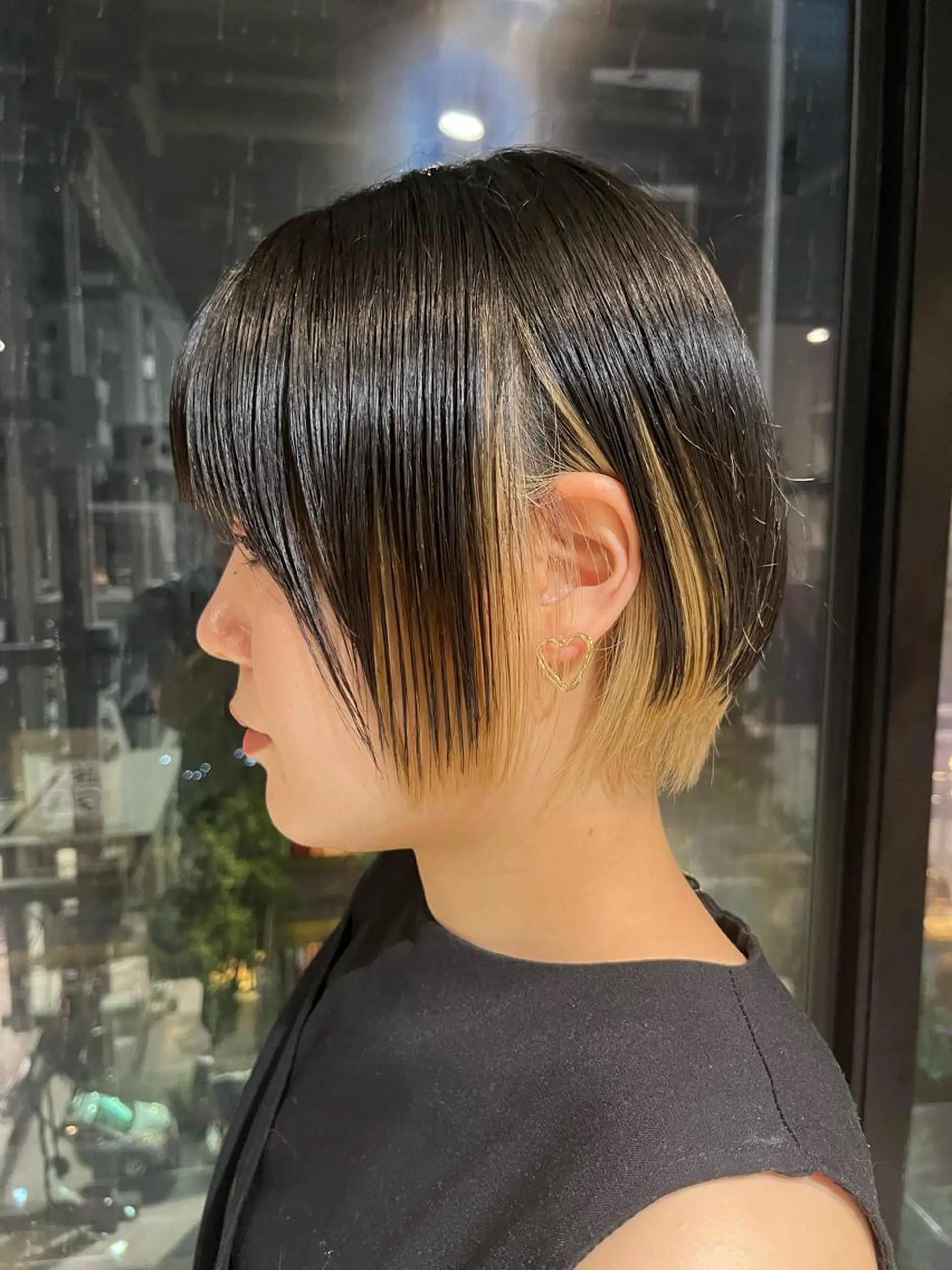 ショート カラー うる艶カラー/恵比寿 ベージュ/丸山陽平のヘアスタイル