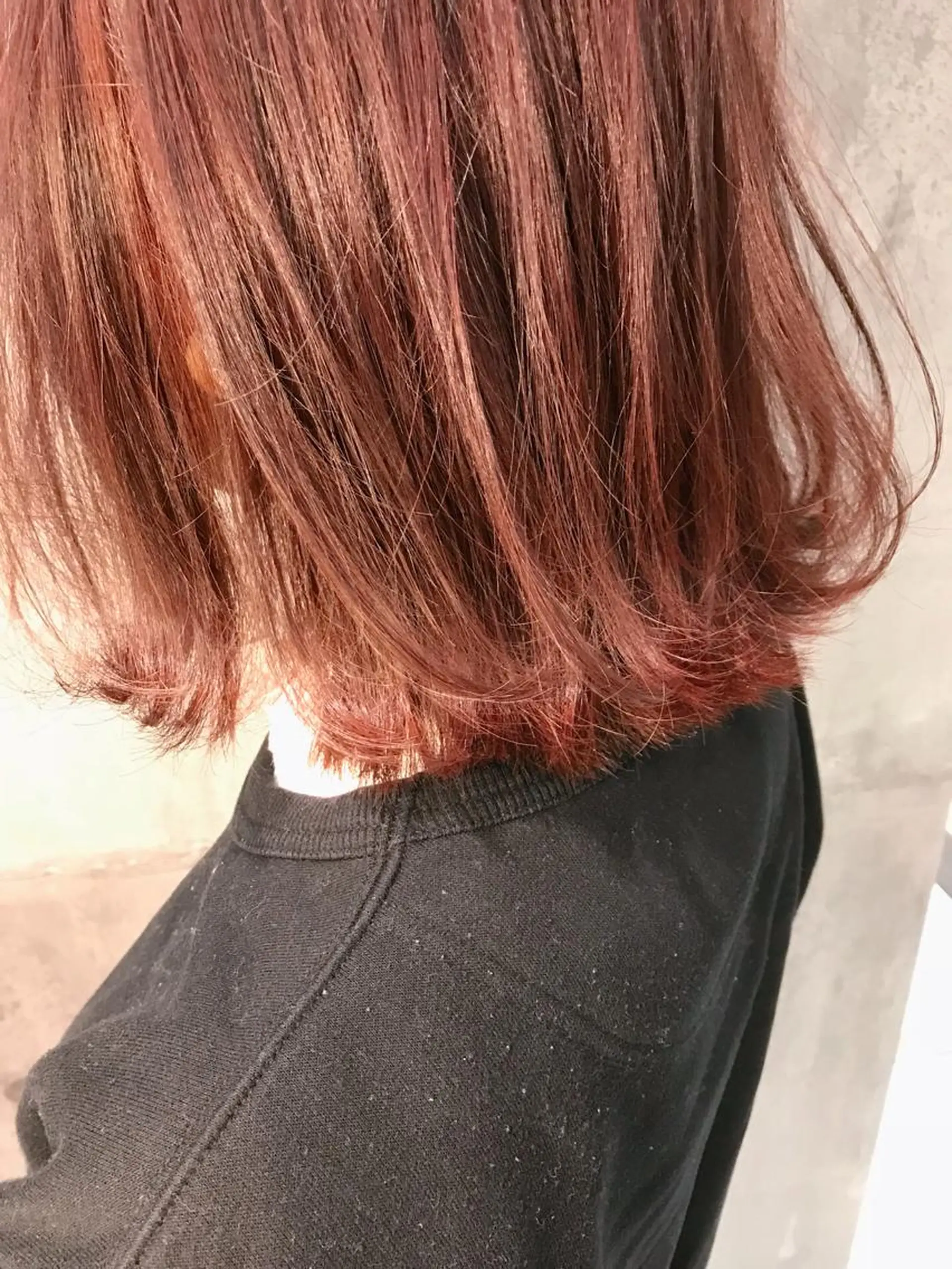 ショート カラー 透明感カラー イルミナカラー ピンクカラー カット ヘアカラー トリートメント 田室 和幸のヘアスタイル