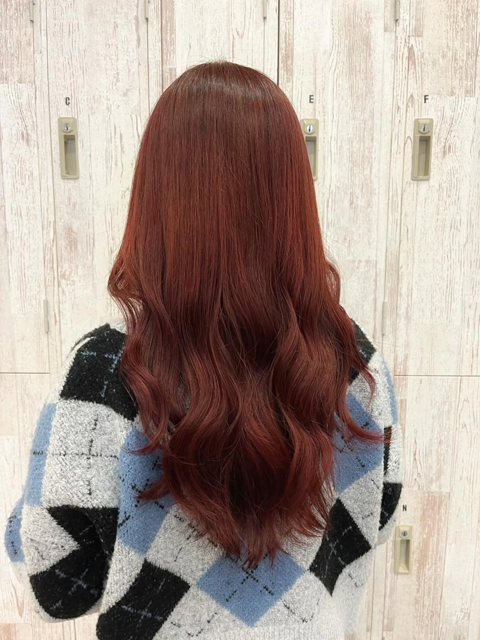 ロング カラー ブラウンカラー レッドカラー レッドブラウン ヘアカラー トリートメント 🟢NEGi🟣 🫧髪質改善のヘアスタイル