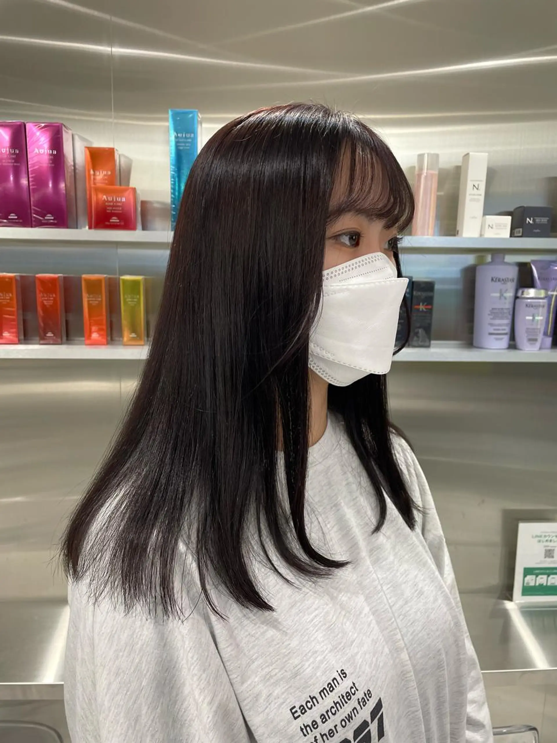 セミロング カラー カット ヘアカラー トリートメント 🧁はるひ/ ZEST Ivy🎀のヘアスタイル