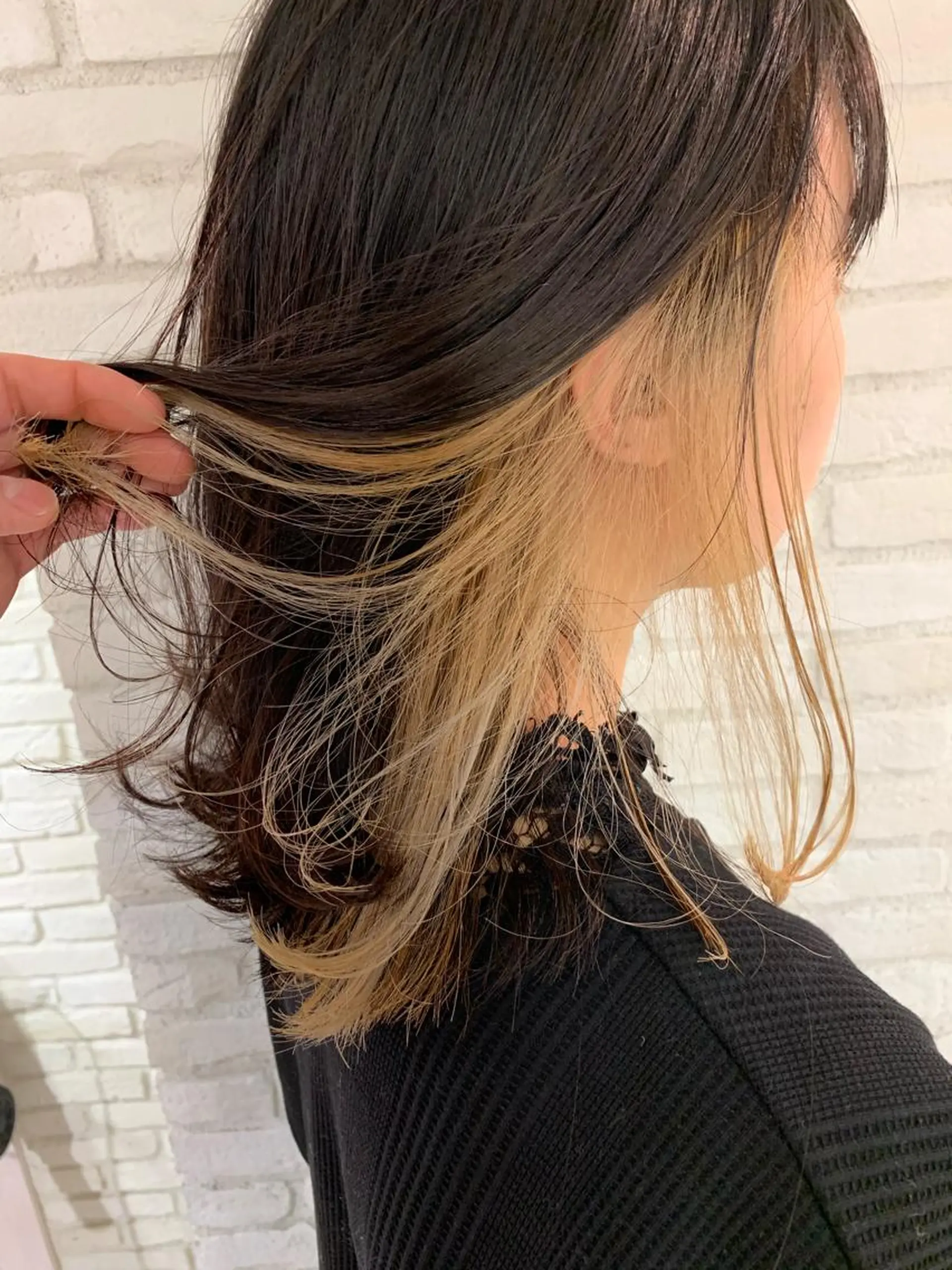 ミディアム カラー パーマ ヘアアレンジ メンズ キッズ マツエク・マツパ レイヤー＆カラー 人気美容師倉崎涼のヘアスタイル