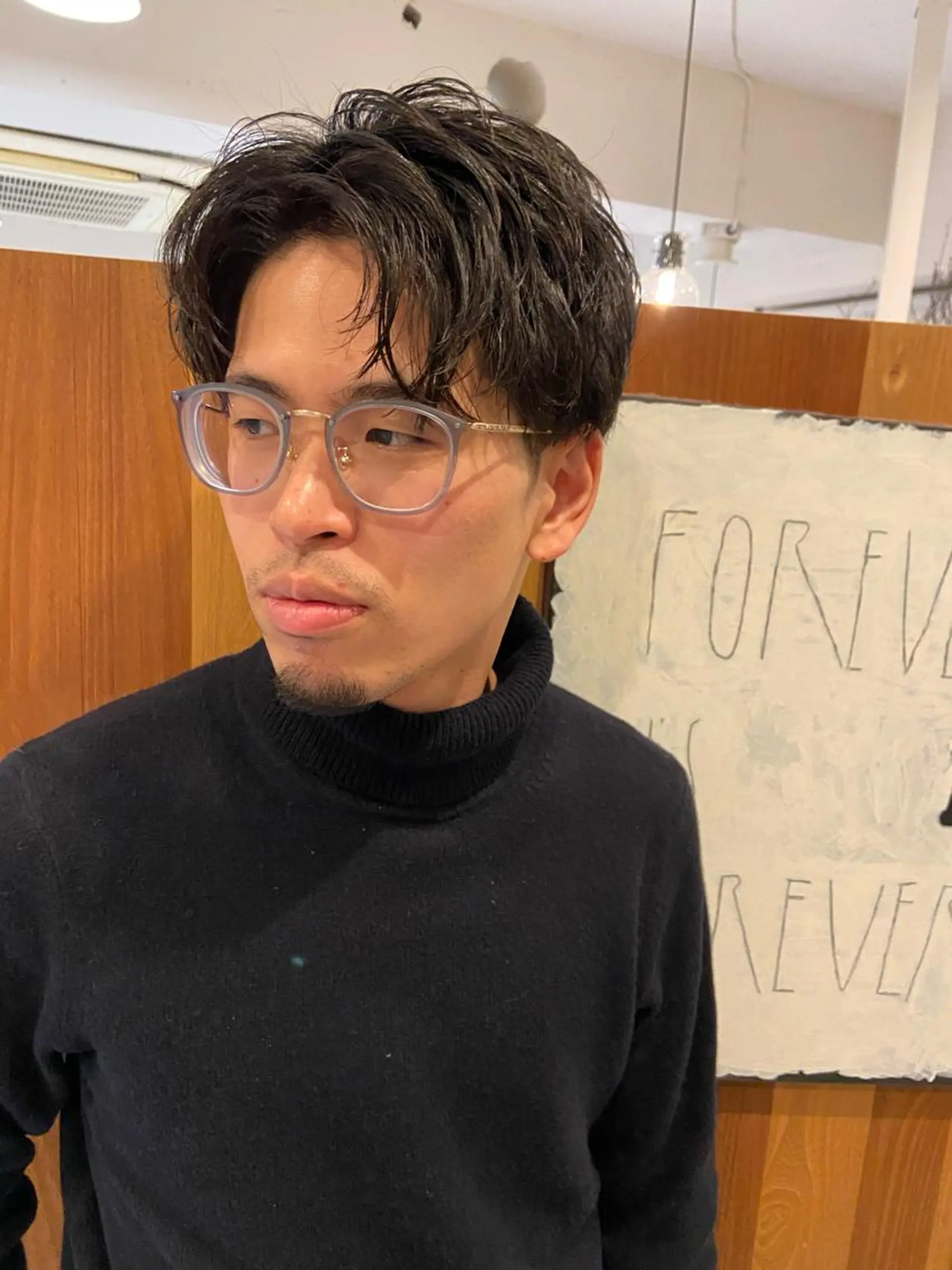 ショート カラー パーマ ヘアアレンジ メンズ カット CHIC share salon所属・ちこ .のヘアスタイル