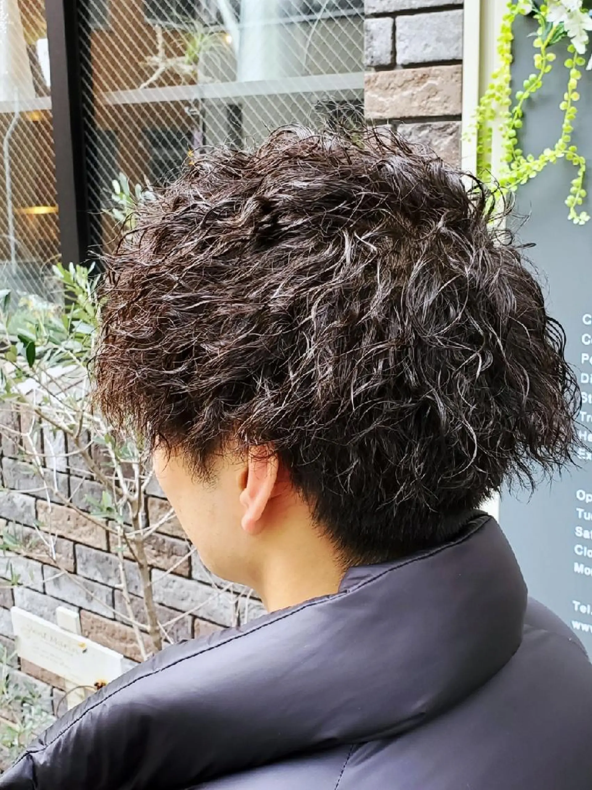 メンズ メンズパーマ パーマ フリーランス 和田のヘアスタイル