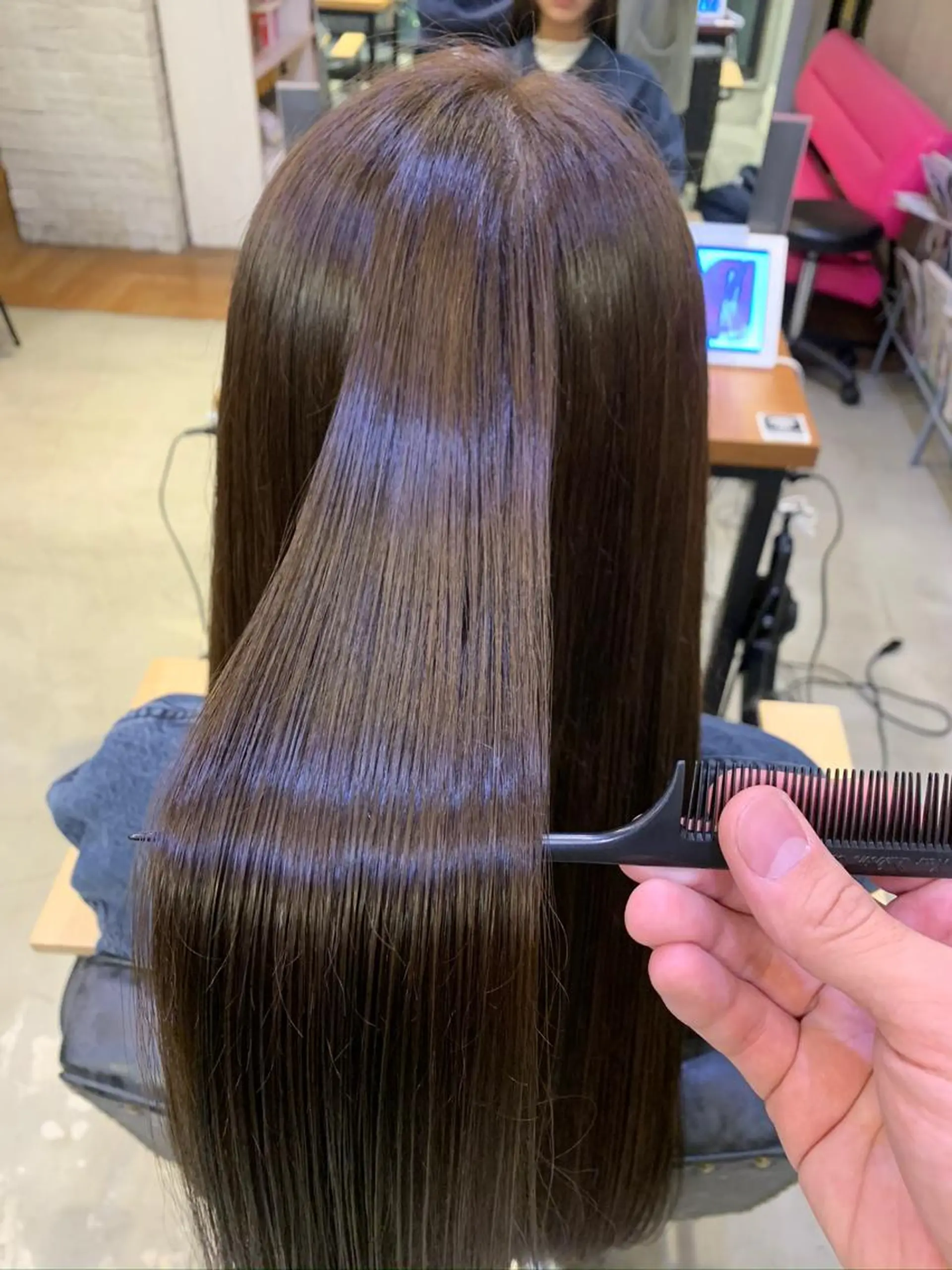 ロング ✨縮毛矯正/髪質改善 錦糸町/松坂拓馬のヘアスタイル