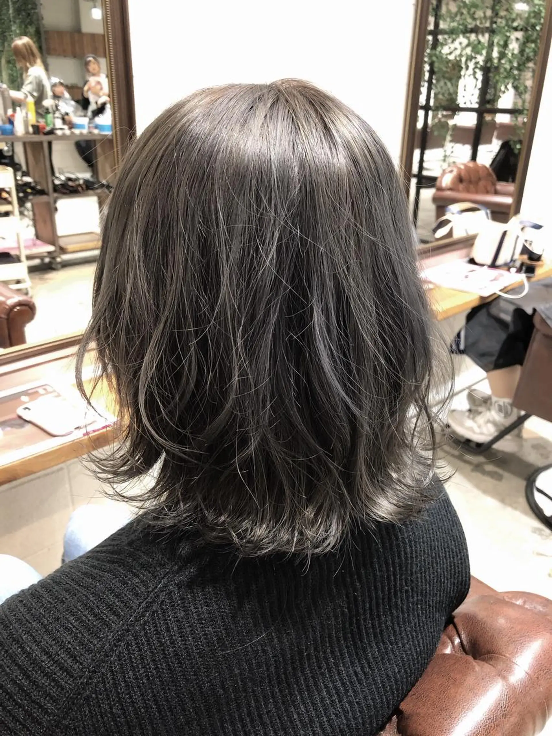 ミディアム カラー パーマ ヘアアレンジ メンズ キッズ ネイル マツエク・マツパ グレージュ シルバー シルバーグレージュ 外国人風カラー シルバー ヘアカラー トリートメント ⭐️ハイクオリティ カラー杉本雄志⭐️のヘアスタイル
