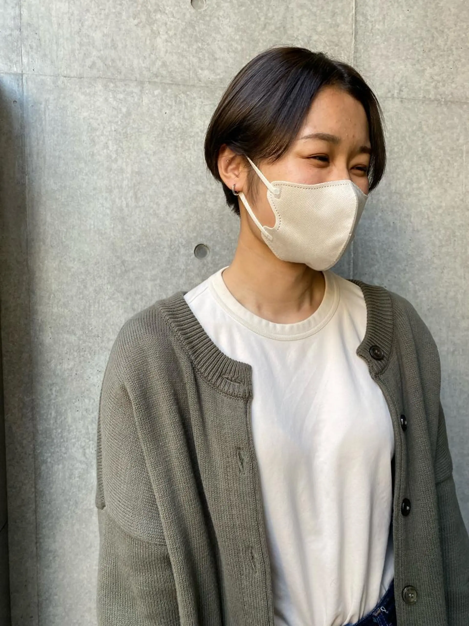 ショート カラー ショートヘア カット 縮毛矯正 ミク／ 北参道／ショートのヘアスタイル