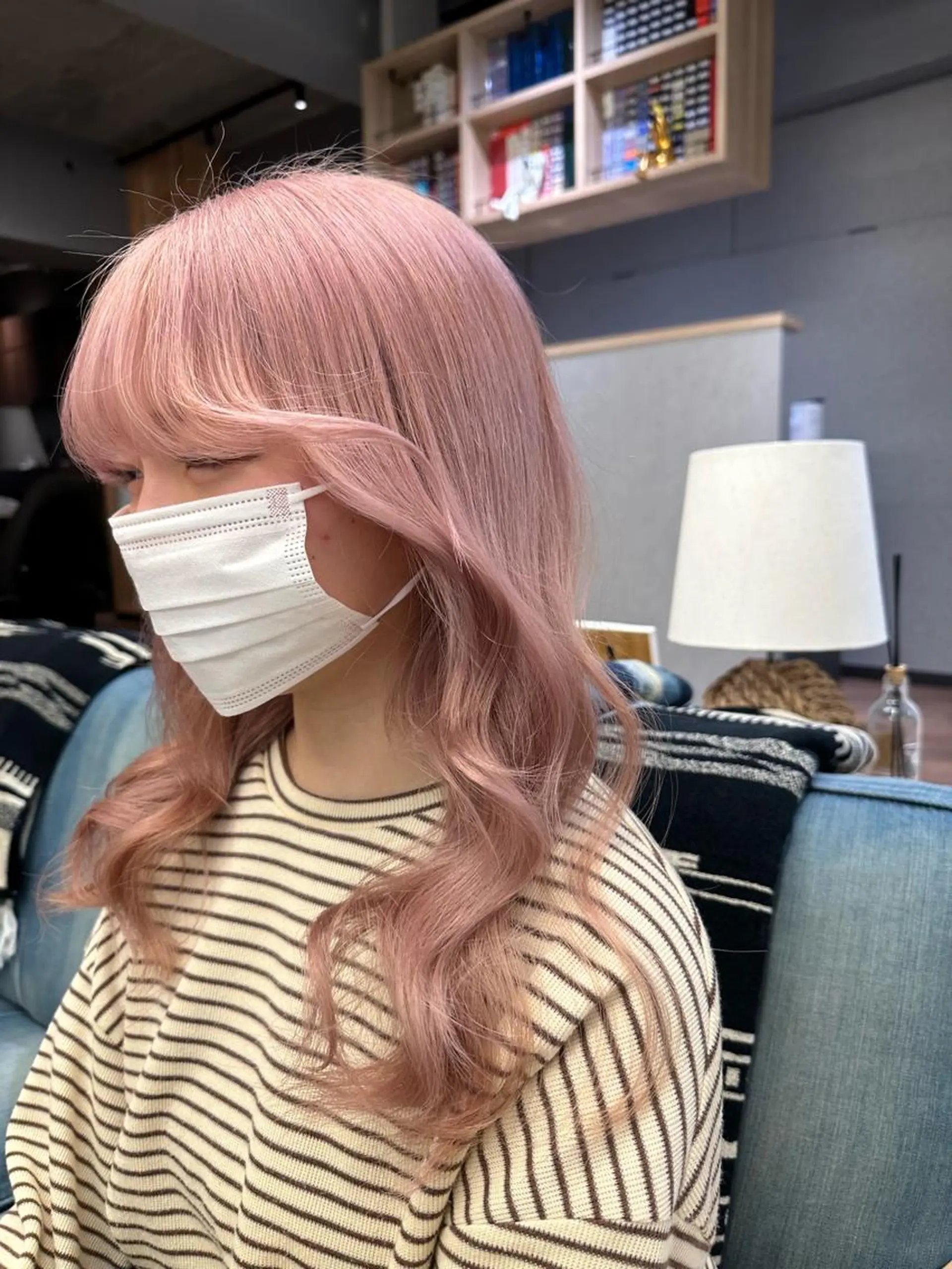 ロング カラー ピンクカラー カット ヘアカラー ハイトーン/ボブ/ レイヤー💫カイセイのヘアスタイル