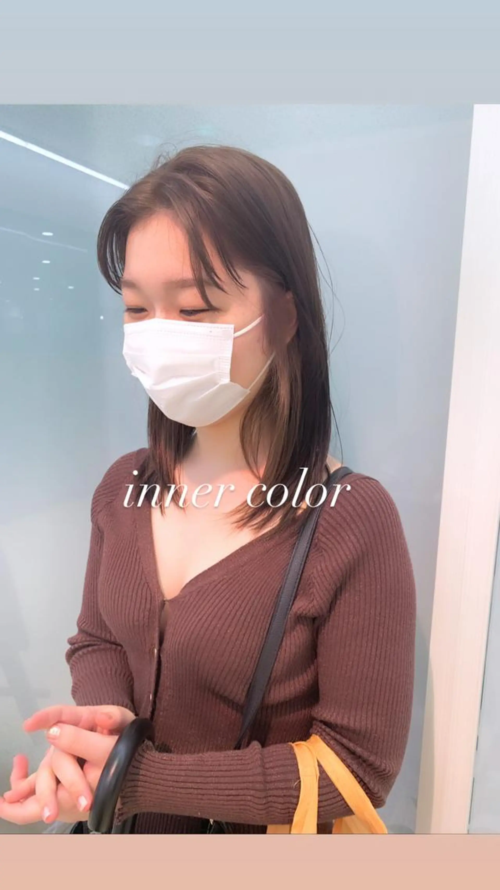 ミディアム カラー ヘアカラー トリートメント 似合わせカラー/艶 髪質改善/ヨシザキのヘアスタイル