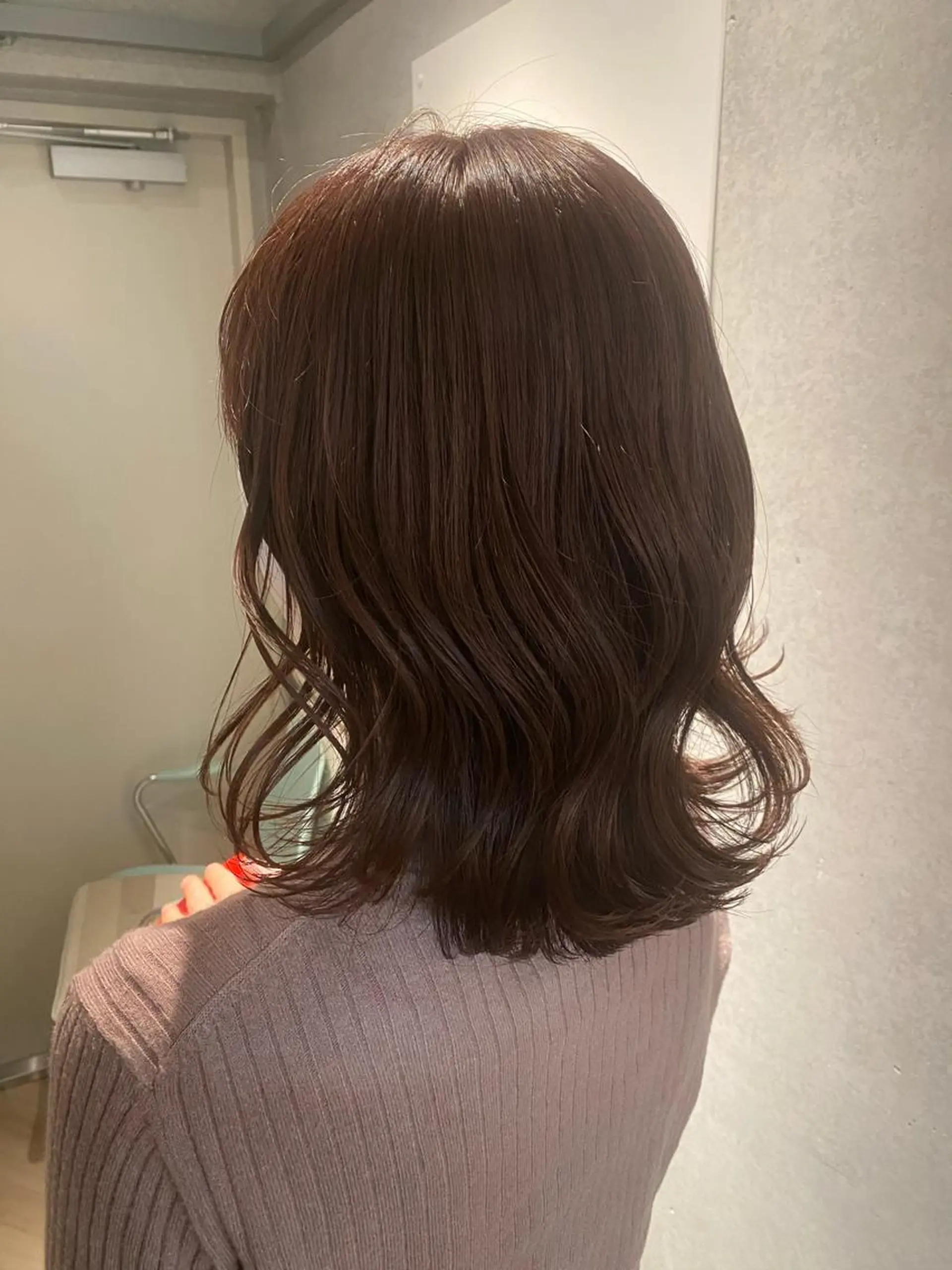 ミディアム 似合わせカット 西山 恵太郎のヘアスタイル