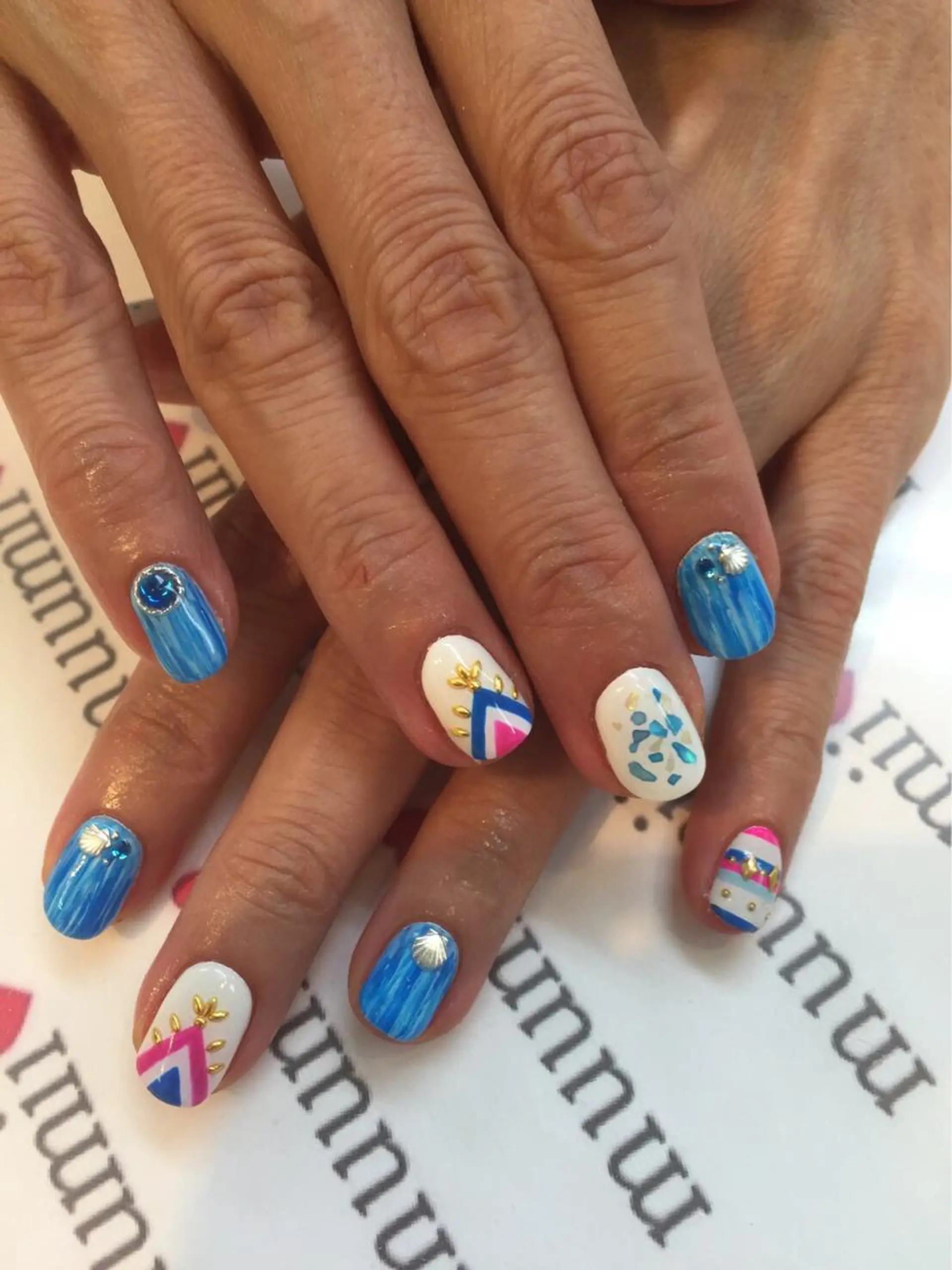 ネイル 東十条muumii ネイルまつ毛のネイルデザイン