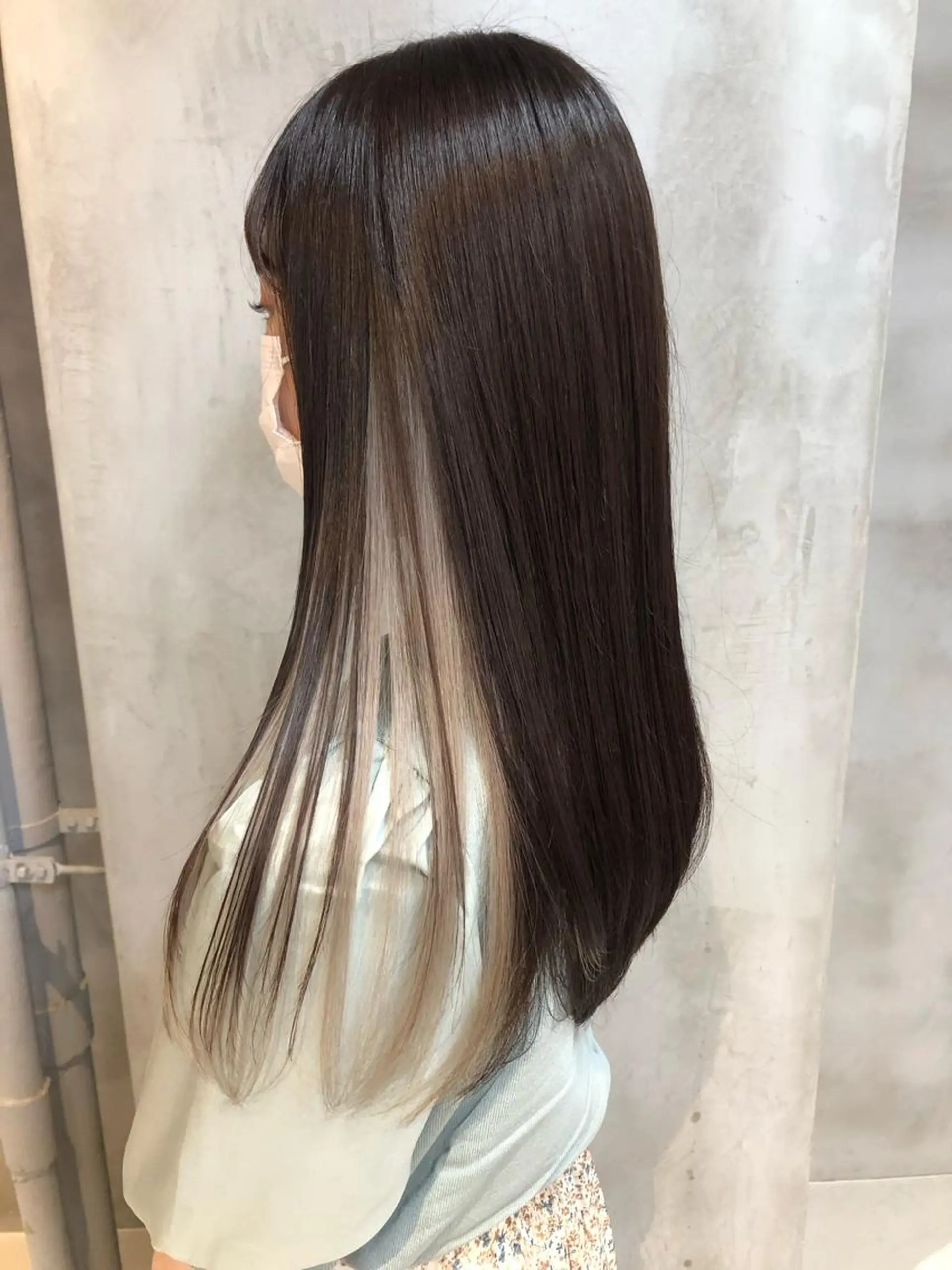 セミロング カラー ヘアアレンジ ブリーチ ショートヘア原宿 fifth コシのヘアスタイル