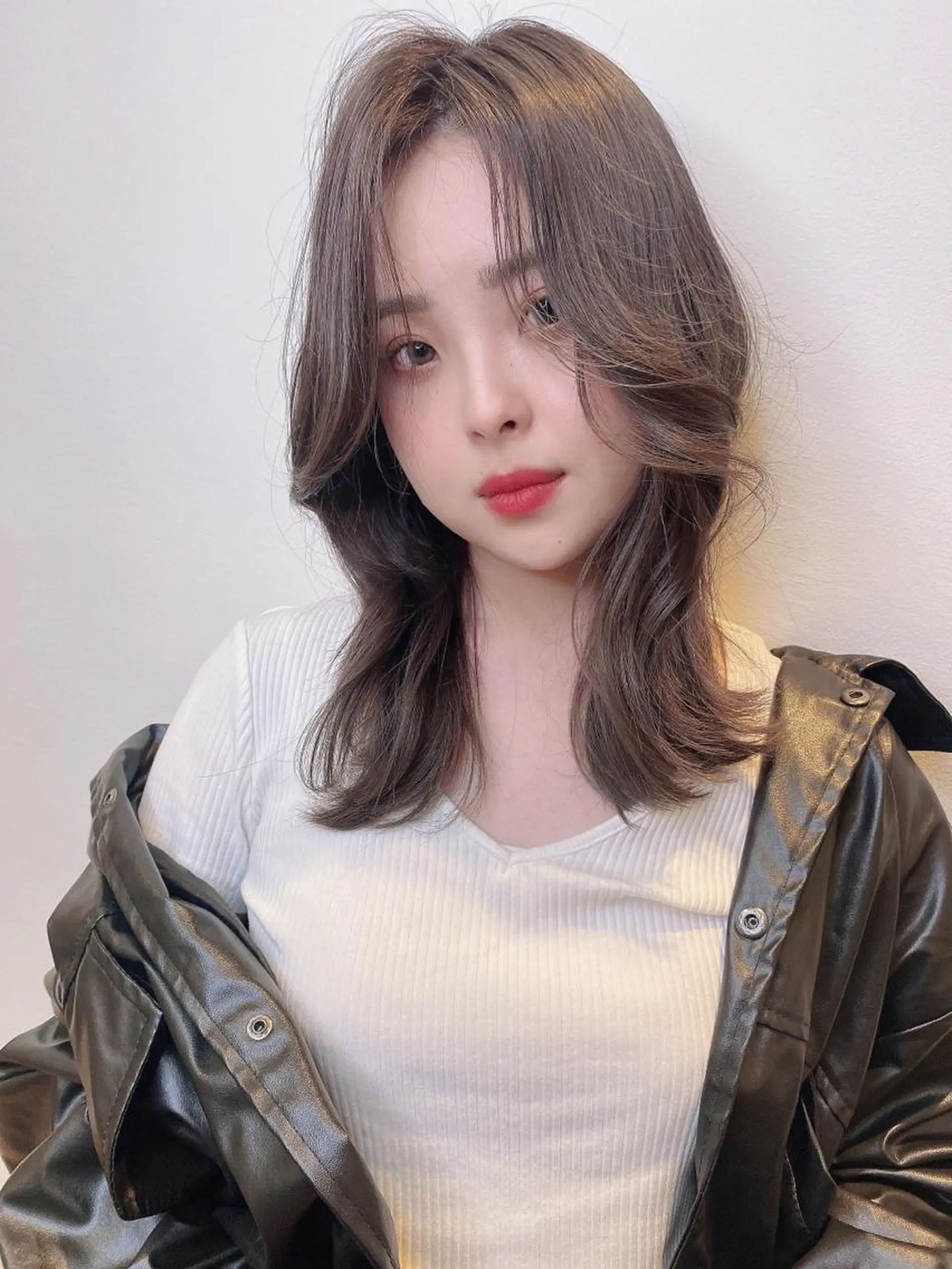 セミロング 岐阜1番韓国ヘア/ 星羅/23°のヘアスタイル